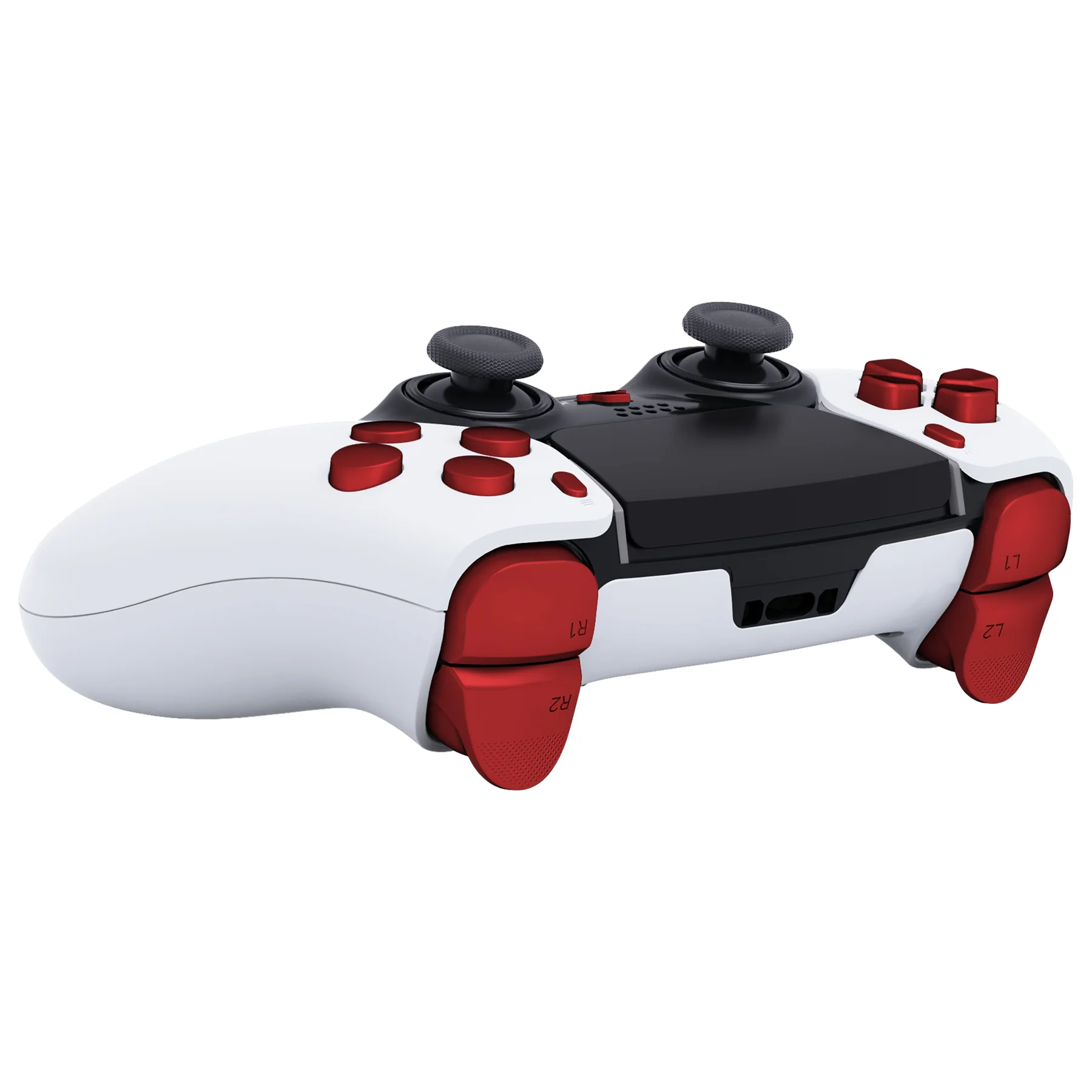 eXtremeRate Replacement Full Set Buttons Compatible with PS5 Edge Controller - Scarlet Red - Image 7
