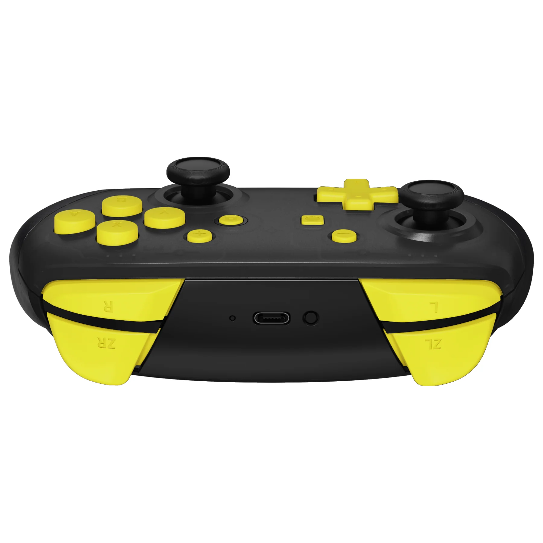 eXtremeRate DIY Replacement Full Set Buttons for Nintendo Switch Pro Controller - Sunflower Yellow - Image 6
