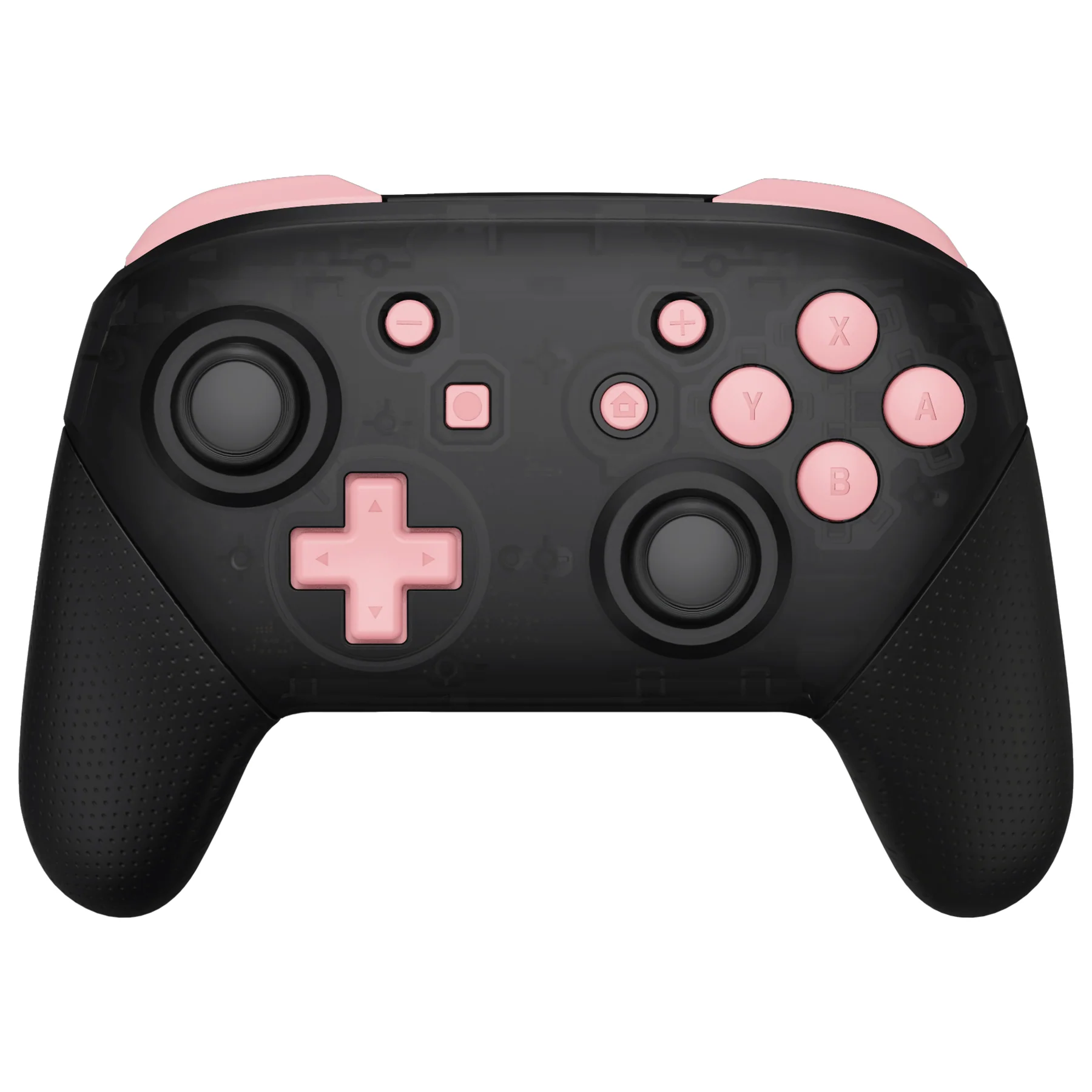 eXtremeRate DIY Replacement Full Set Buttons for Nintendo Switch Pro Controller - Puffy Pink - Image 3