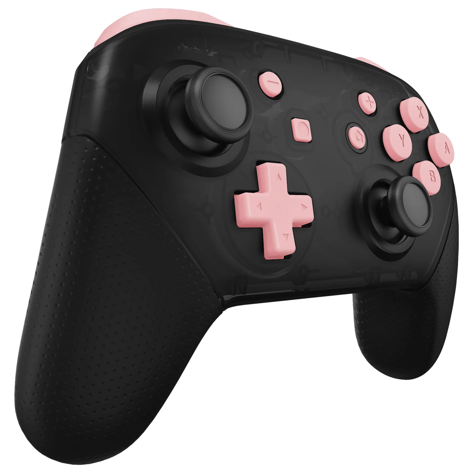 eXtremeRate DIY Replacement Full Set Buttons for Nintendo Switch Pro Controller - Puffy Pink - Image 5