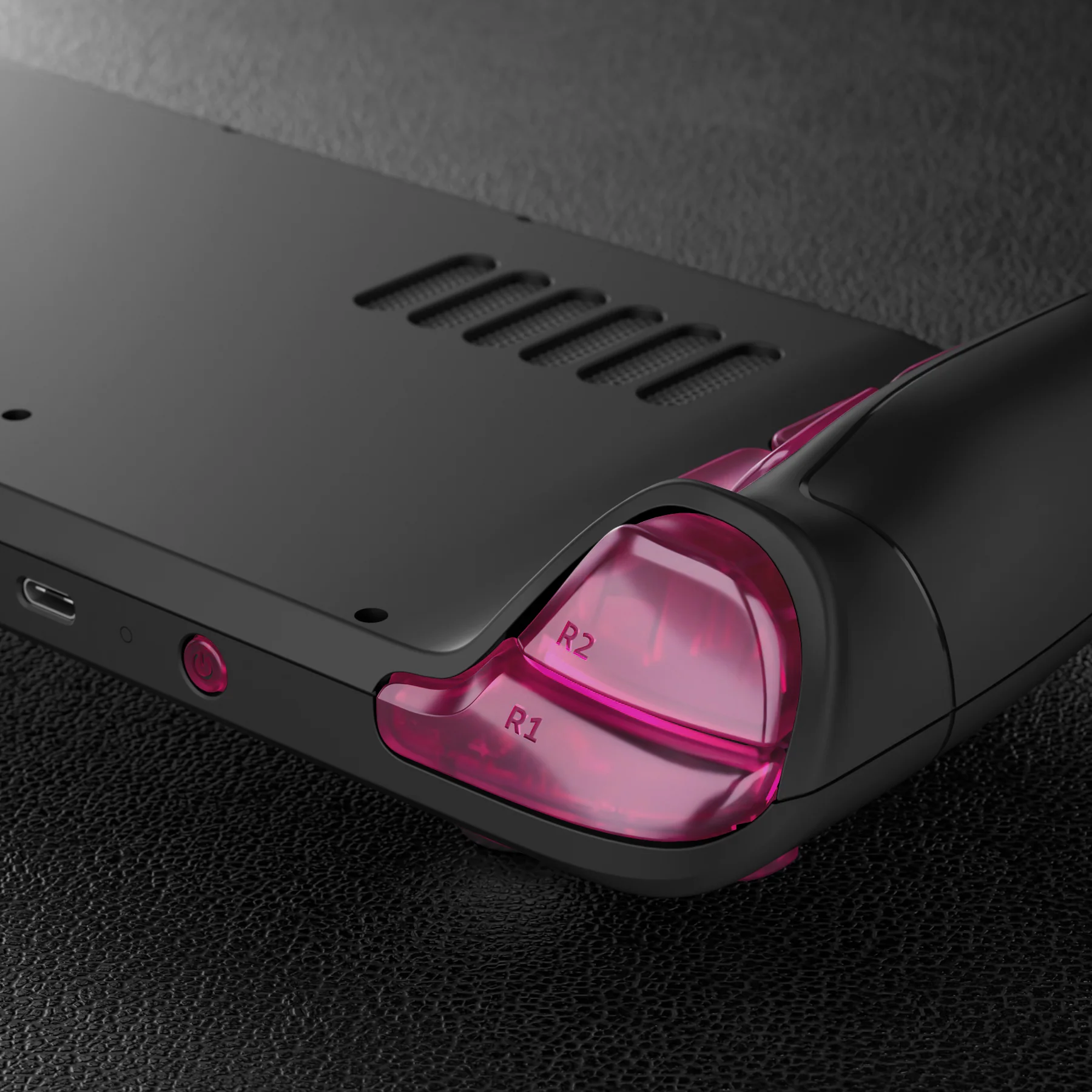 eXtremeRate Replacement Full Set Buttons for Steam Deck LCD - Clear Candy Pink - Image 11