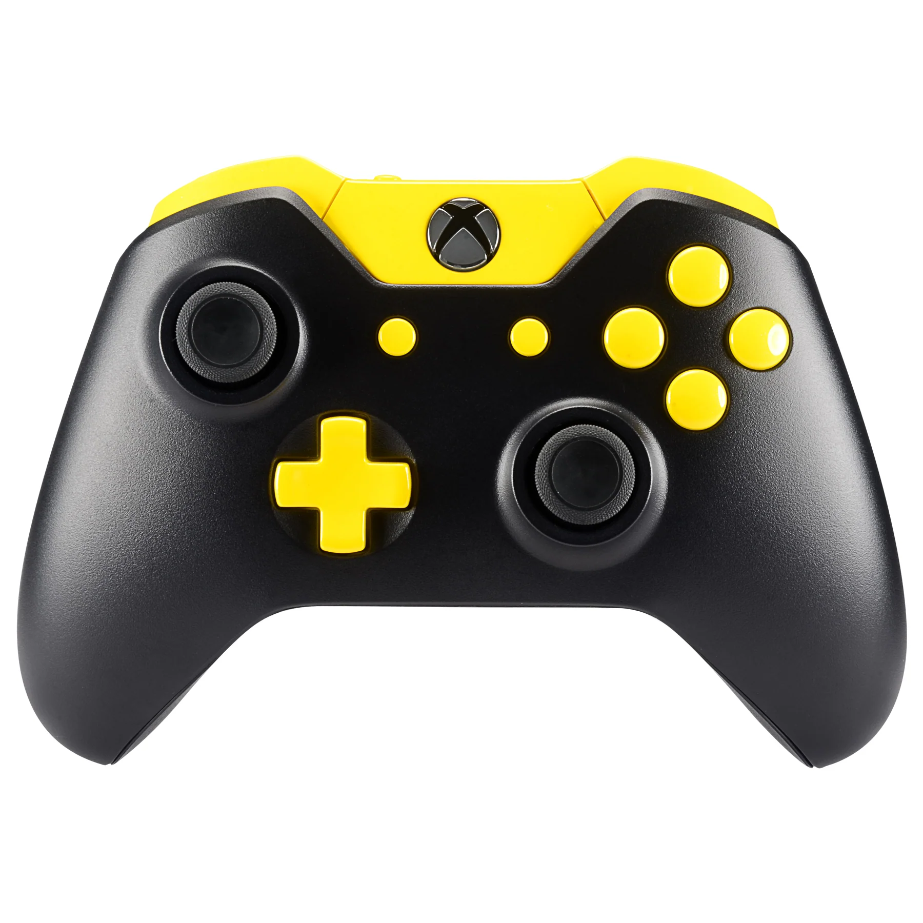 eXtremeRate Replacement Full Set Buttons for Xbox One Standard & Xbox One Elite V1 Controller - Lime Yellow - Image 3