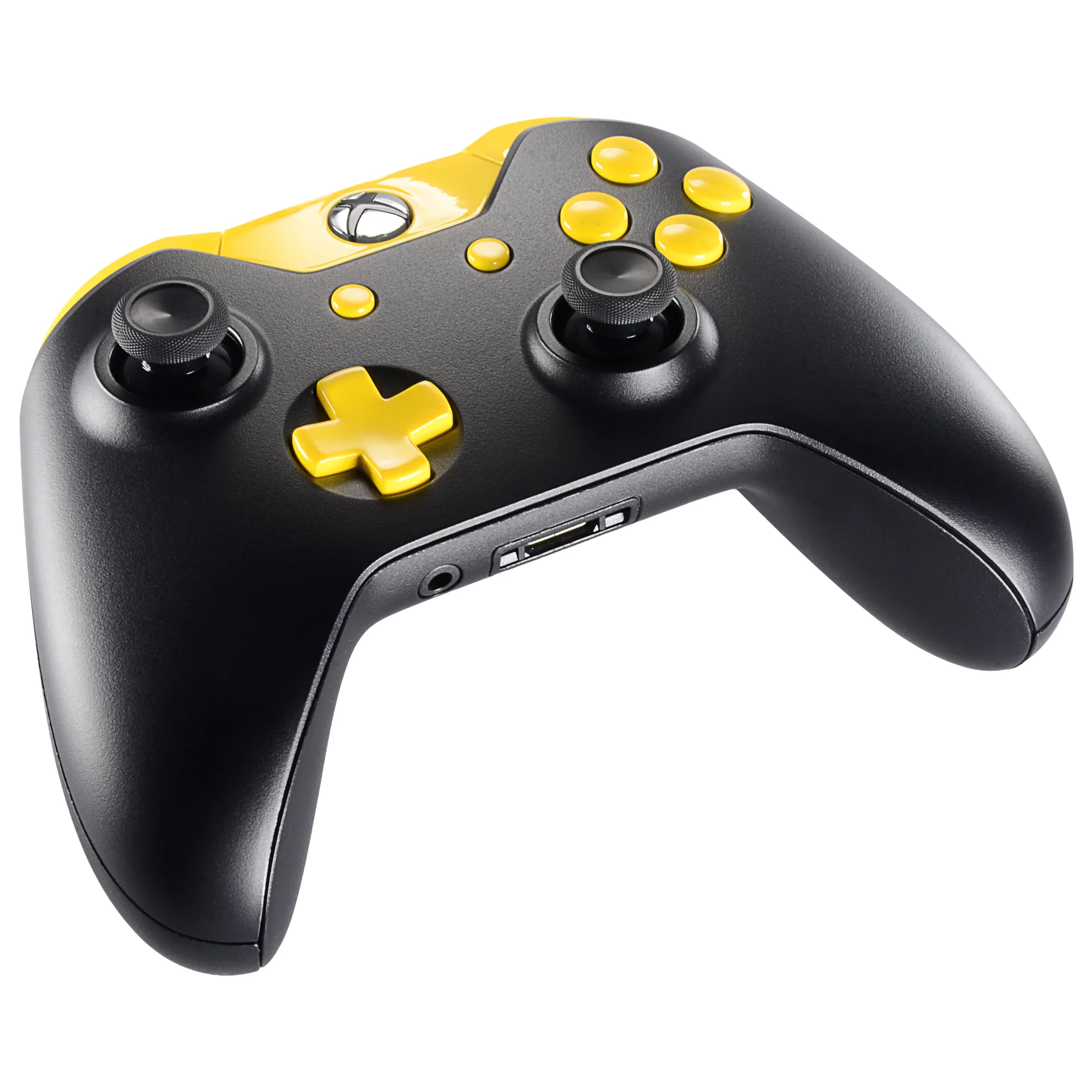 eXtremeRate Replacement Full Set Buttons for Xbox One Standard & Xbox One Elite V1 Controller - Lime Yellow - Image 7