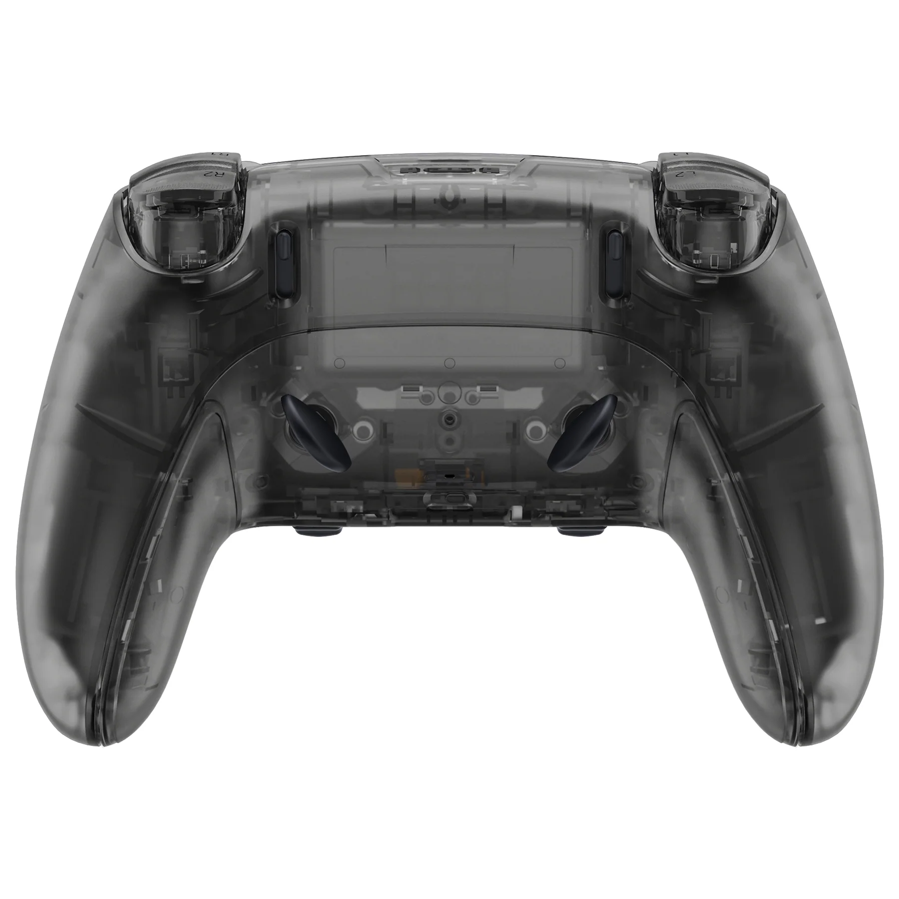 eXtremeRate Replacement Full Set Shells with Buttons Compatible with PS5 Edge Controller - Clear Black - Image 6