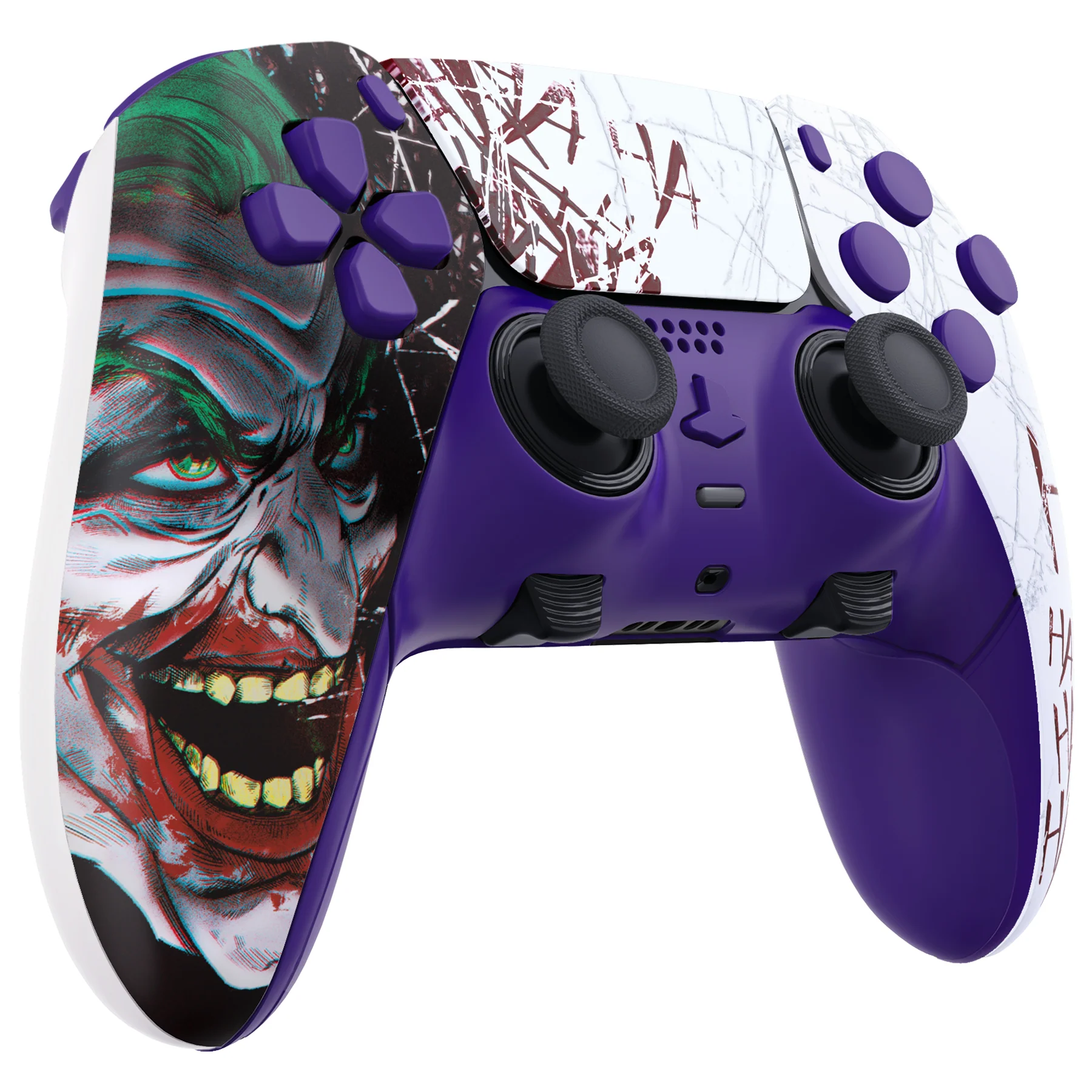 eXtremeRate Replacement Full Set Shells with Buttons Compatible with PS5 Edge Controller - Clown HAHAHA - Image 6