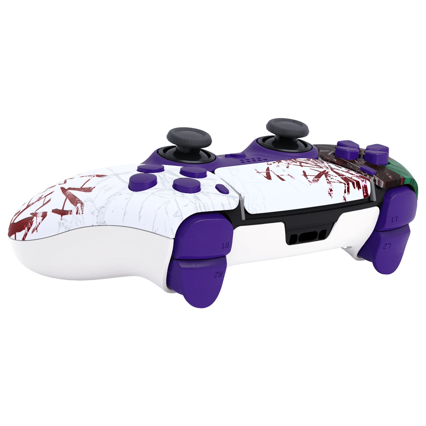 eXtremeRate Replacement Full Set Shells with Buttons Compatible with PS5 Edge Controller - Clown HAHAHA - Image 9