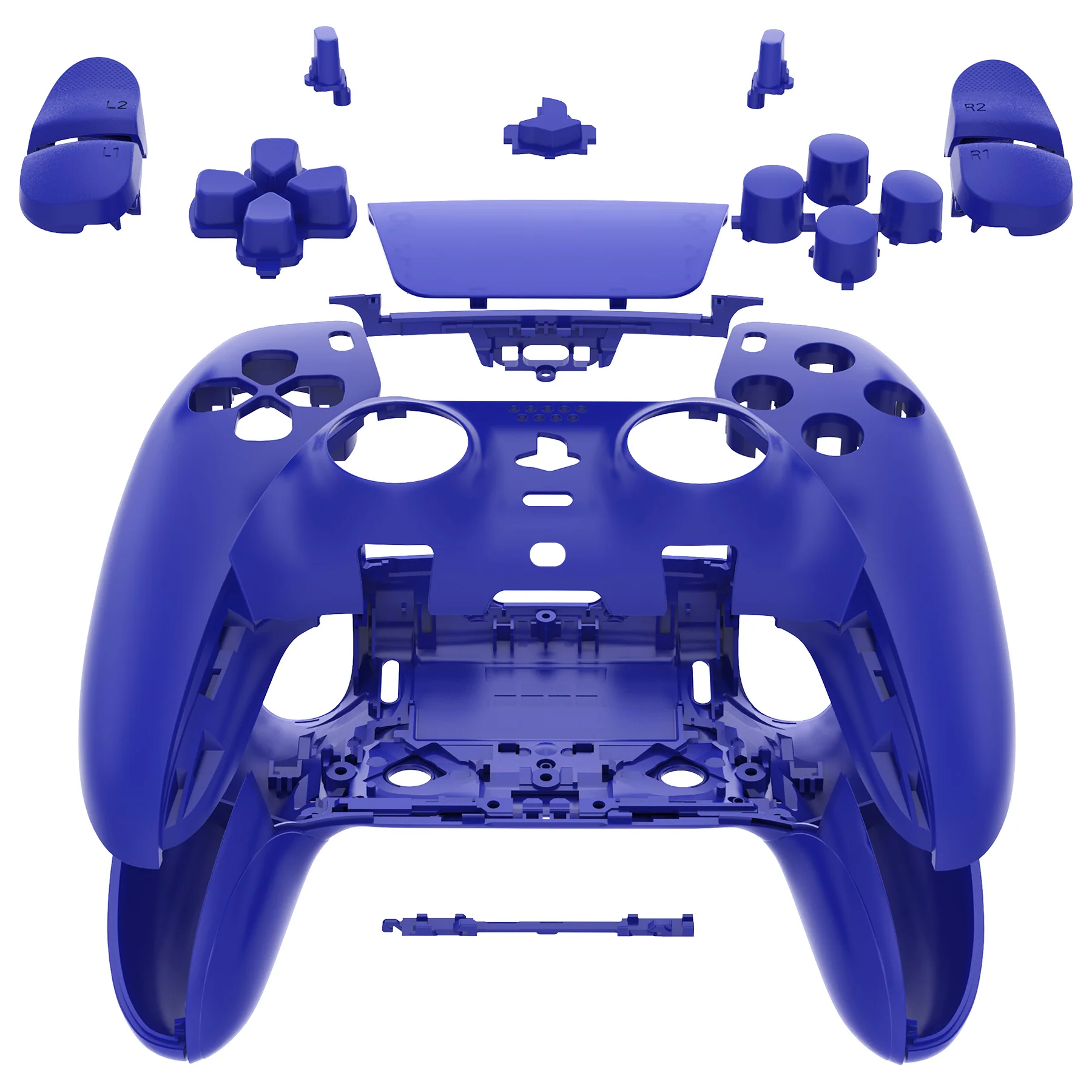 eXtremeRate Replacement Full Set Shells with Buttons Compatible with PS5 Edge Controller - Dream Blue - Image 3