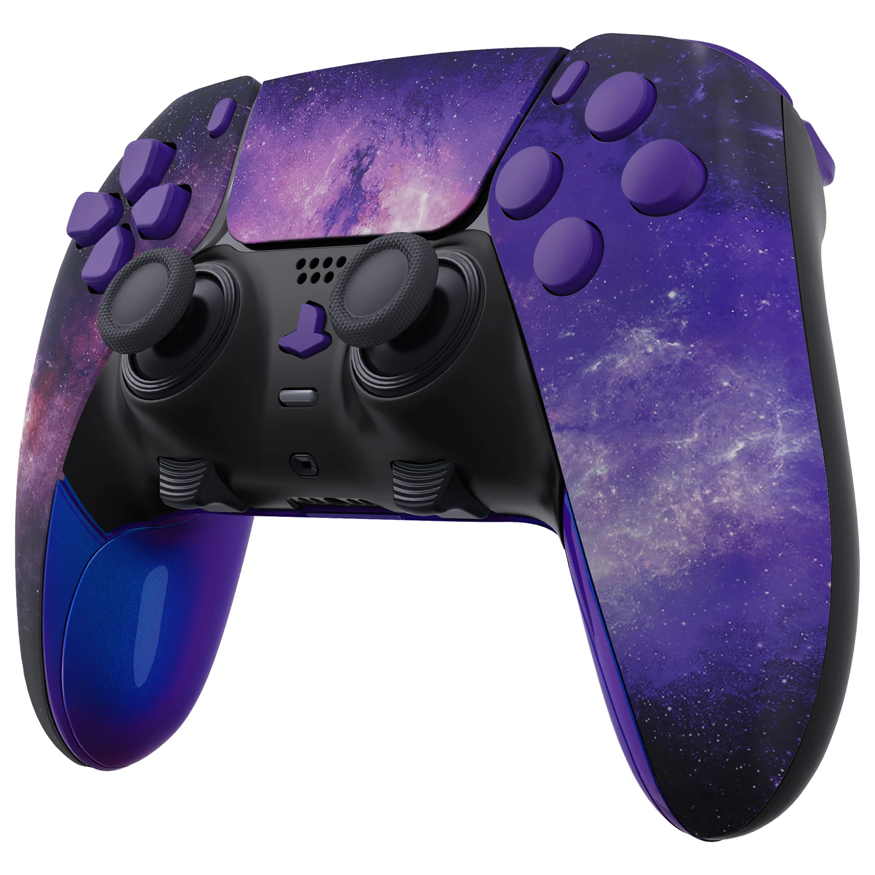 eXtremeRate Replacement Full Set Shells with Buttons Compatible with PS5 Edge Controller - Nebula Galaxy - Image 5
