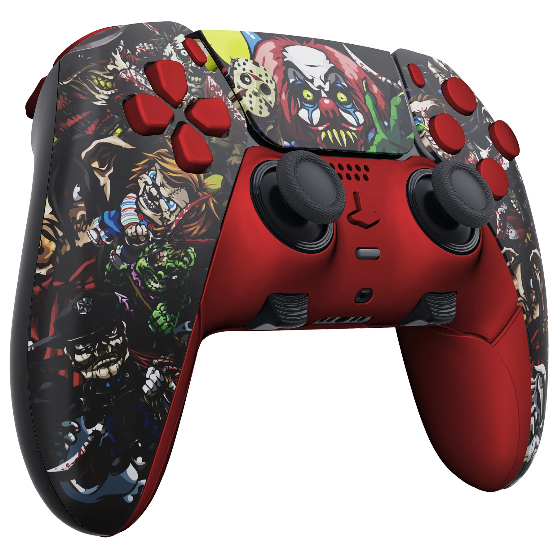 eXtremeRate Replacement Full Set Shells with Buttons Compatible with PS5 Edge Controller - Scary Party - Image 6