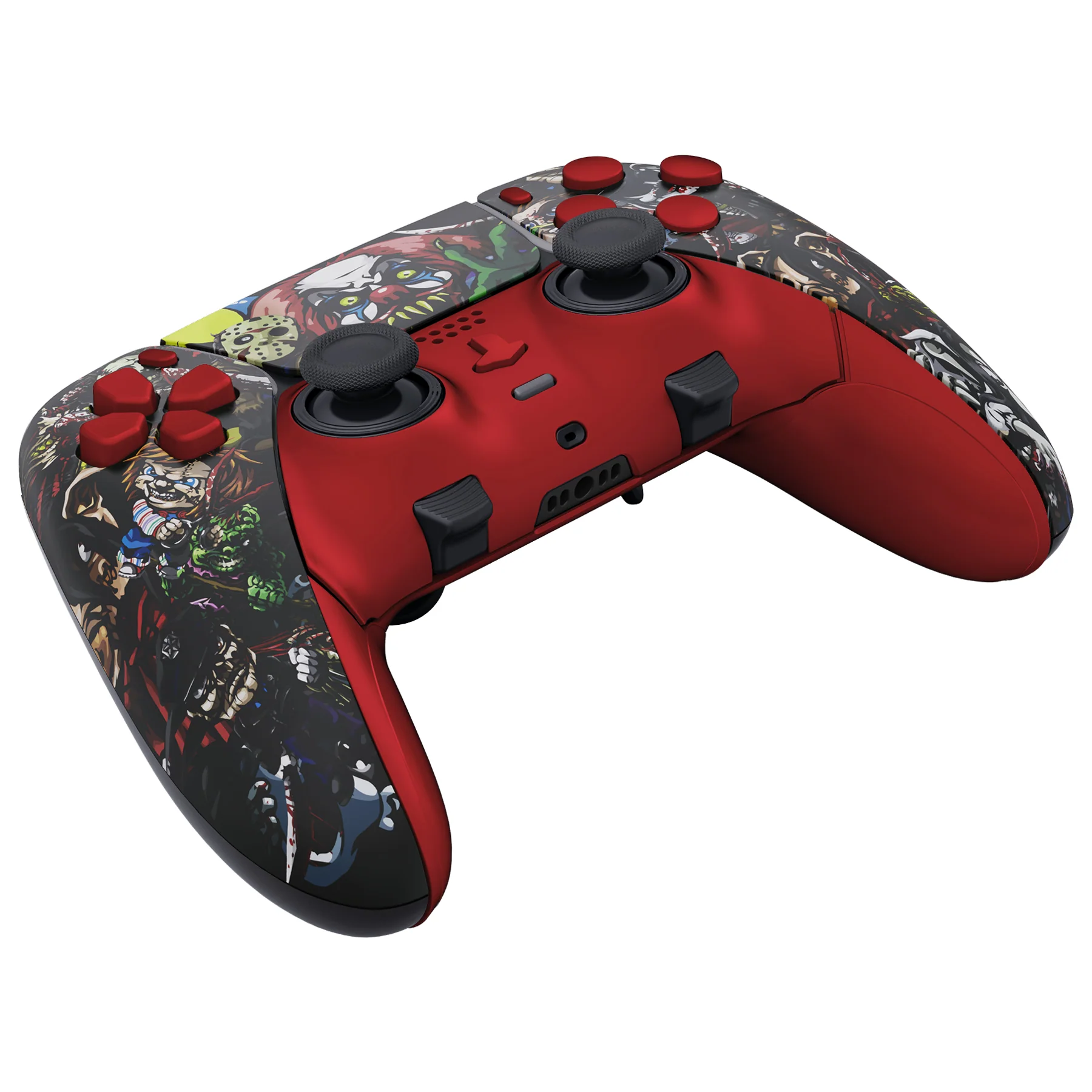 eXtremeRate Replacement Full Set Shells with Buttons Compatible with PS5 Edge Controller - Scary Party - Image 8