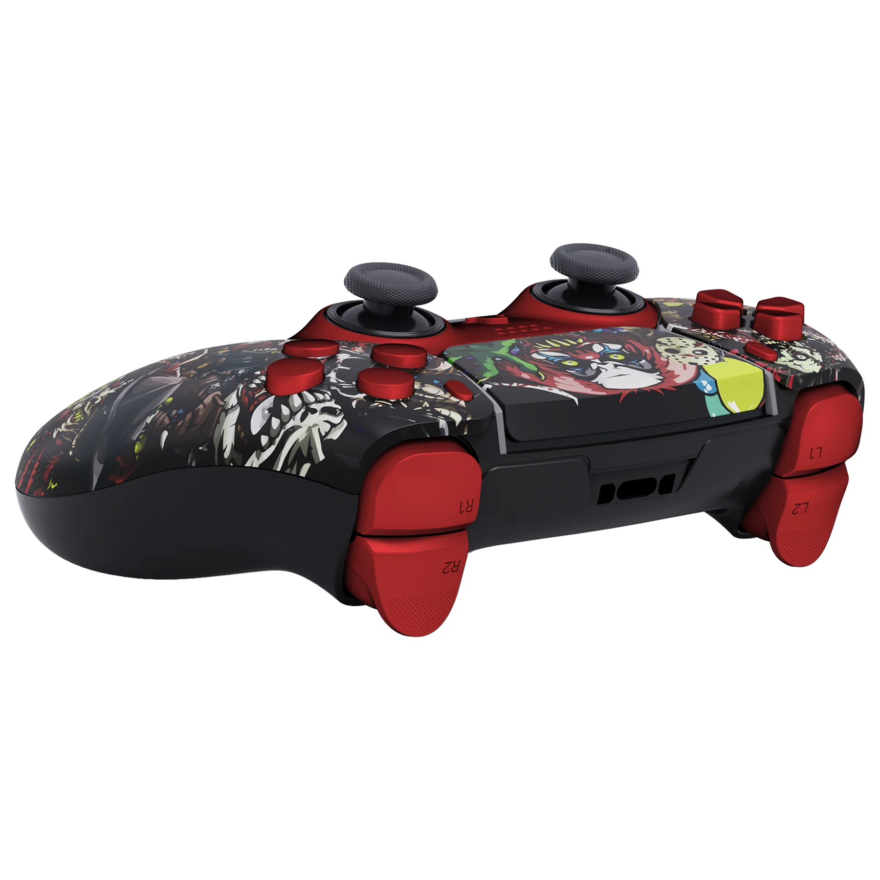 eXtremeRate Replacement Full Set Shells with Buttons Compatible with PS5 Edge Controller - Scary Party - Image 9
