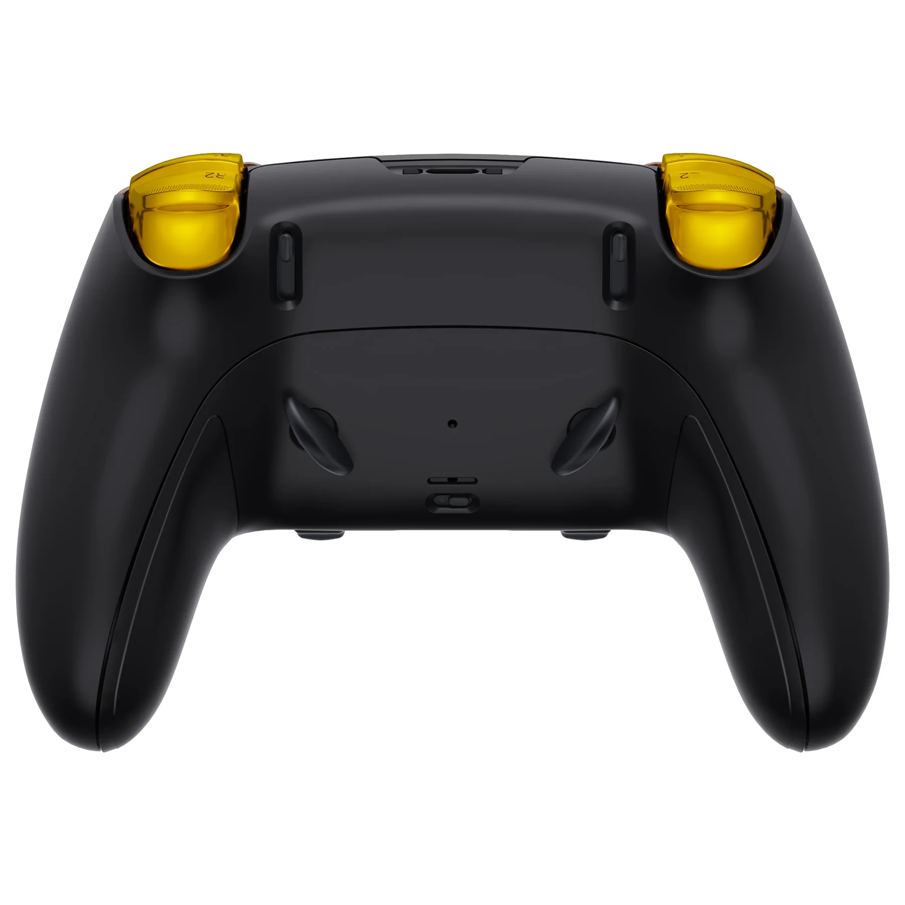 eXtremeRate Replacement Full Set Shells with Buttons Compatible with PS5 Edge Controller - Wood Grain & Black - Image 7