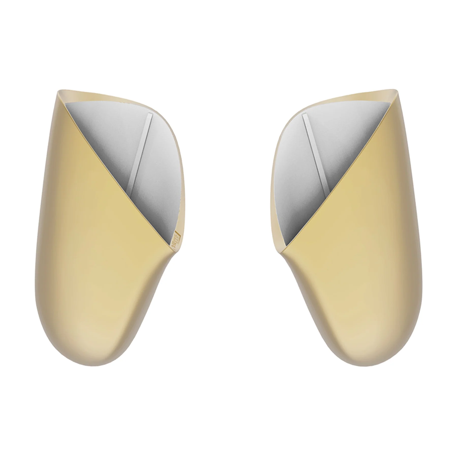 eXtremeRate Replacement Handle Grips for Nintendo Switch Pro Controller - Metallic Champagne Gold - Image 4