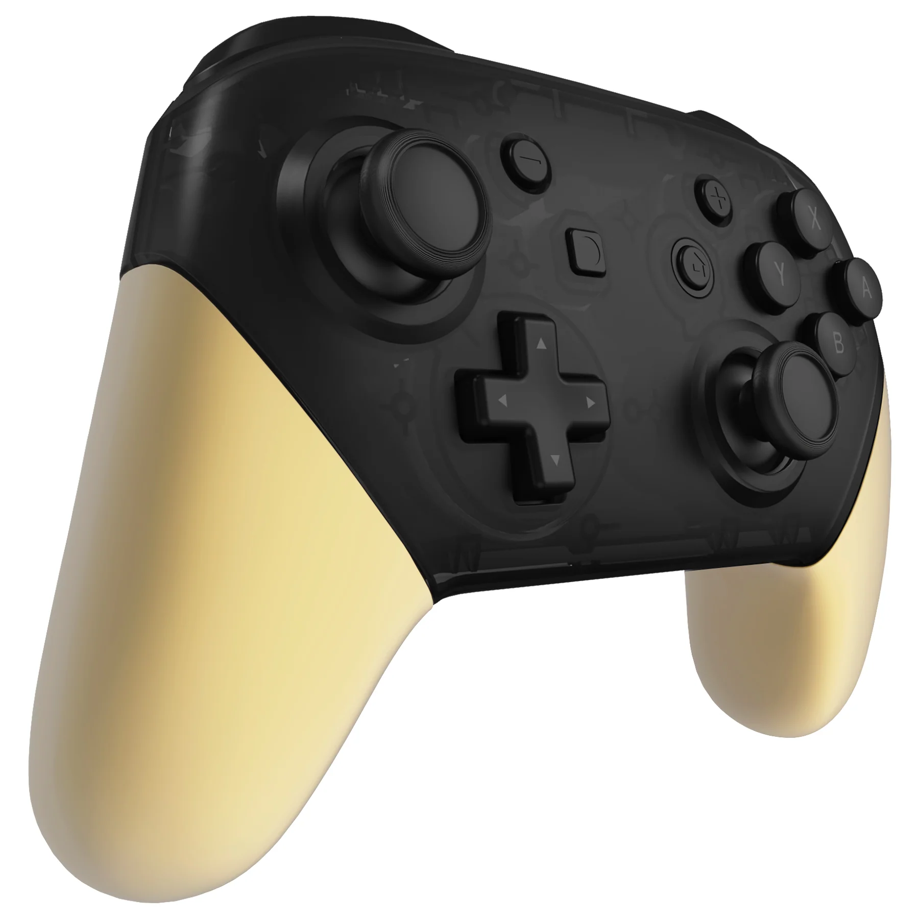 eXtremeRate Replacement Handle Grips for Nintendo Switch Pro Controller - Metallic Champagne Gold - Image 6