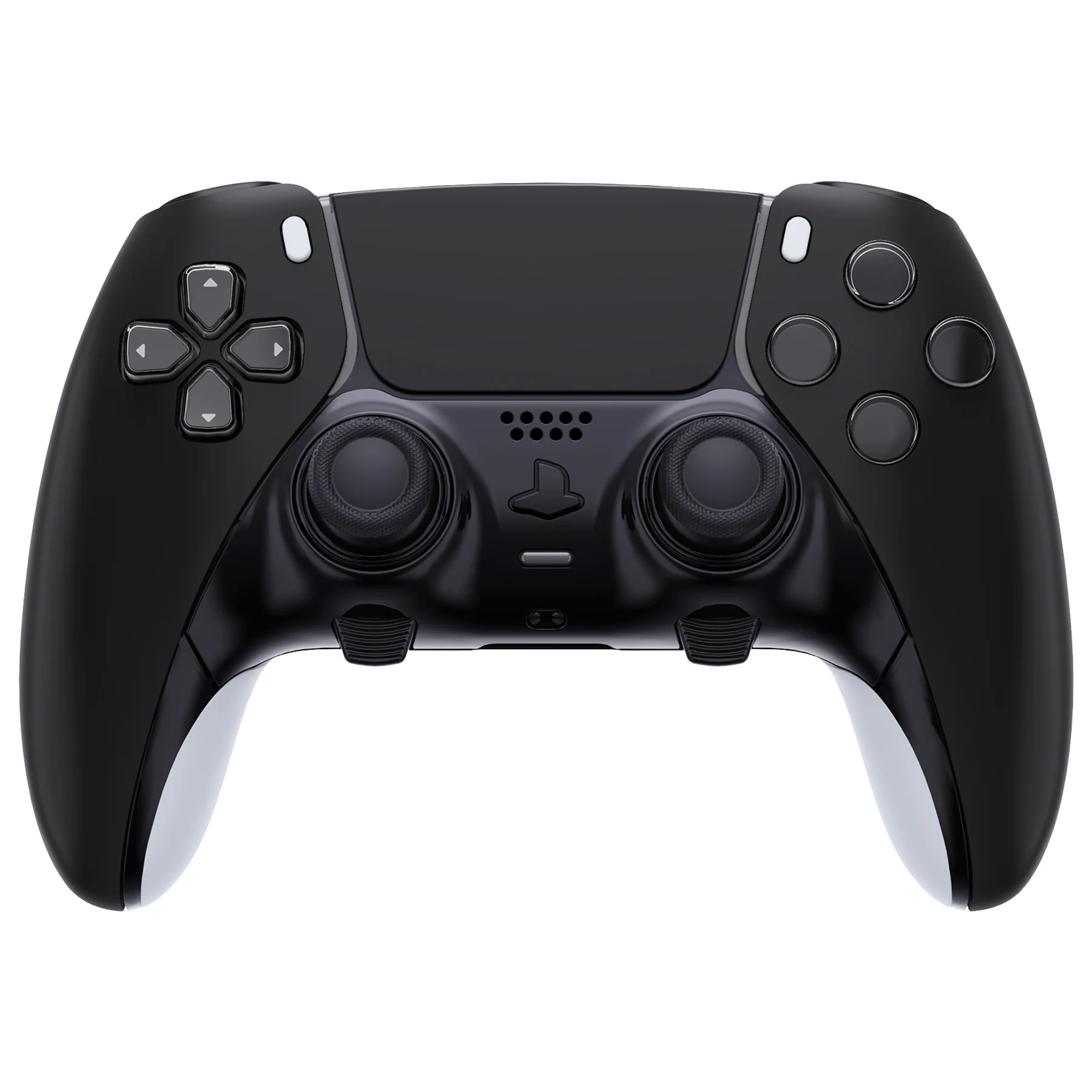 eXtremeRate Replacement Left Right Front Housing Shell with Touchpad Compatible with PS5 Edge Controller - Black - Image 4