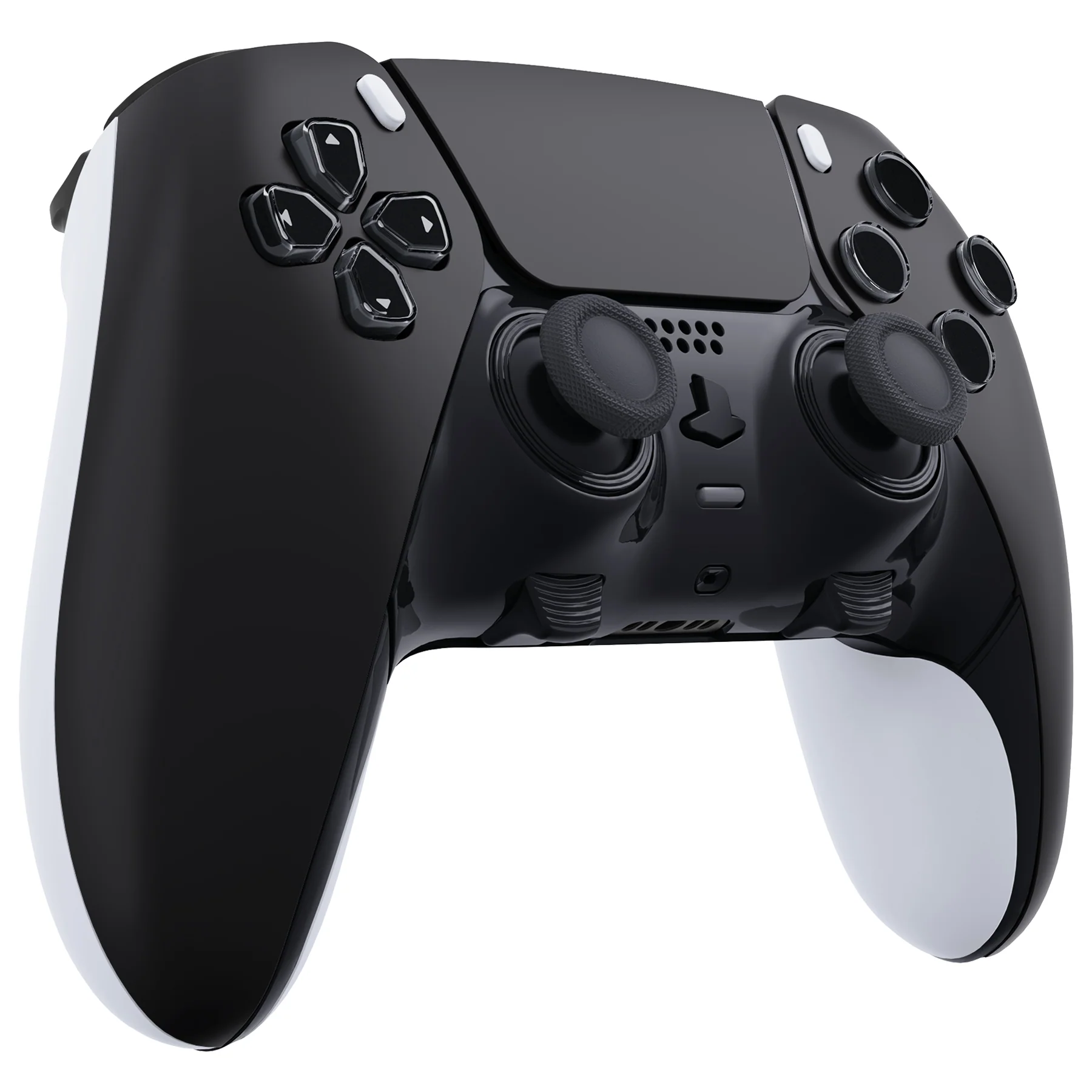 eXtremeRate Replacement Left Right Front Housing Shell with Touchpad Compatible with PS5 Edge Controller - Black - Image 6