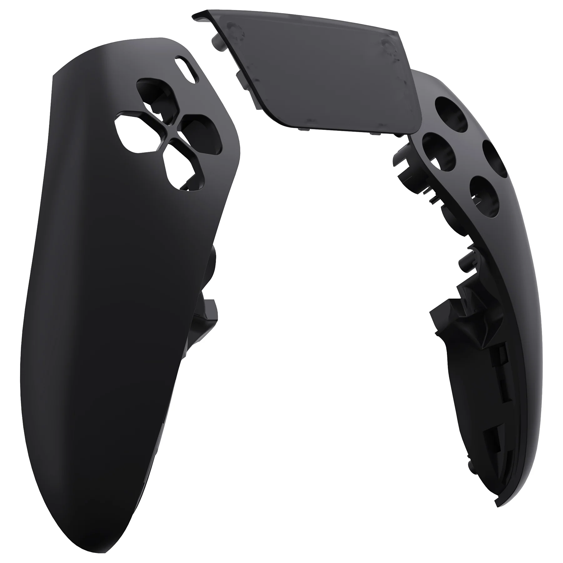 eXtremeRate Replacement Left Right Front Housing Shell with Touchpad Compatible with PS5 Edge Controller - Black - Image 9