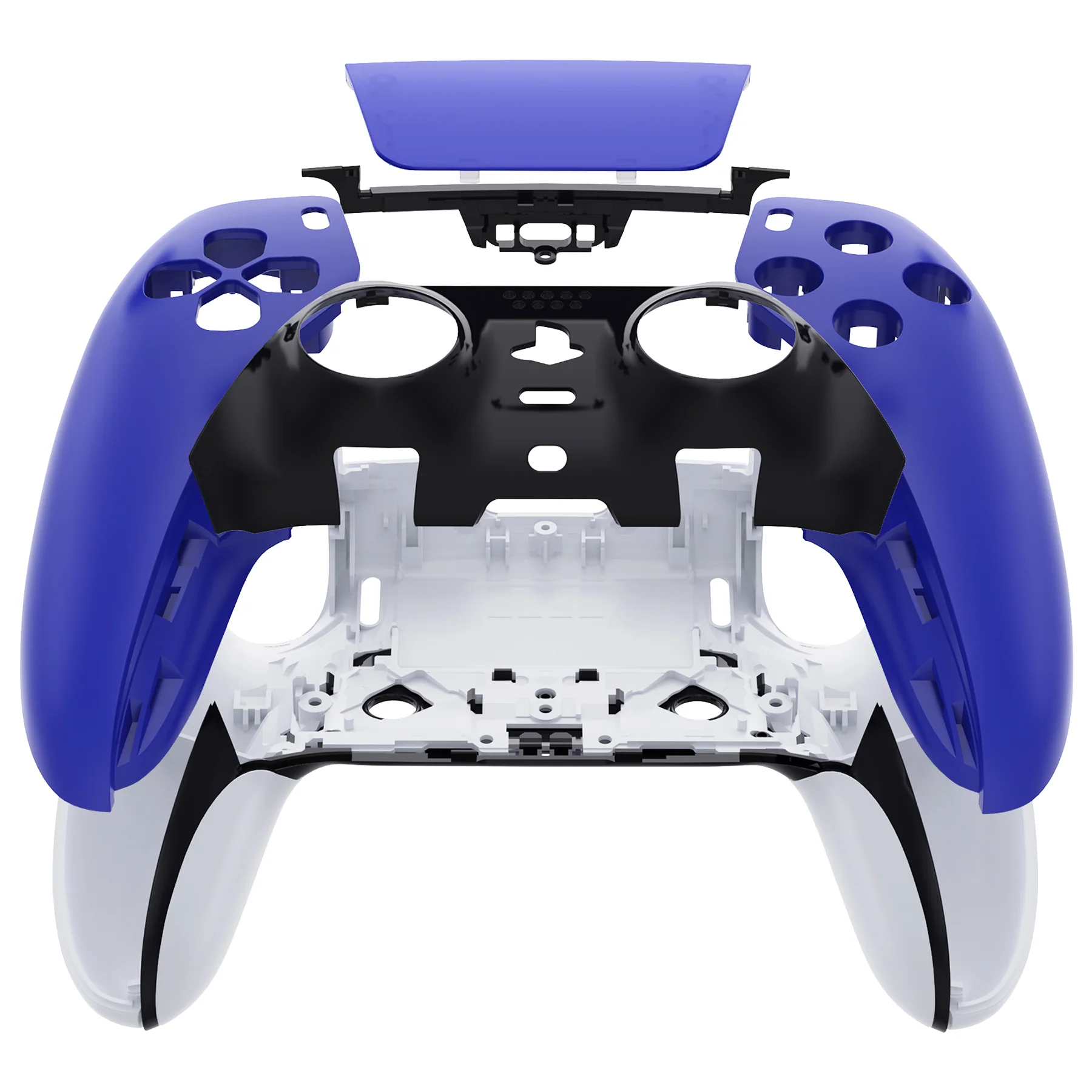 eXtremeRate Replacement Left Right Front Housing Shell with Touchpad Compatible with PS5 Edge Controller - Dream Blue - Image 2