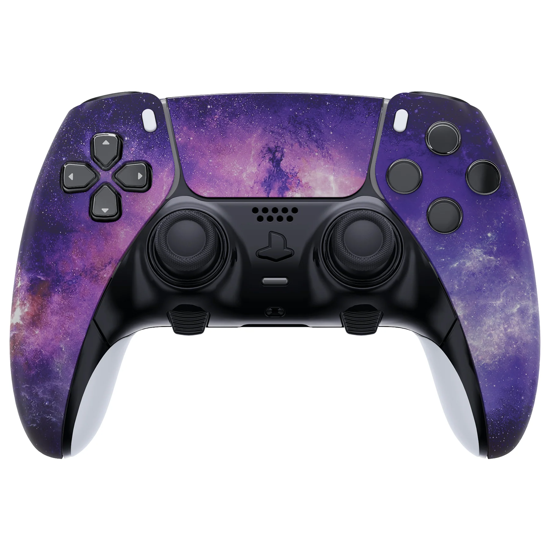 eXtremeRate Replacement Left Right Front Housing Shell with Touchpad Compatible with PS5 Edge Controller - Nebula Galaxy - Image 4
