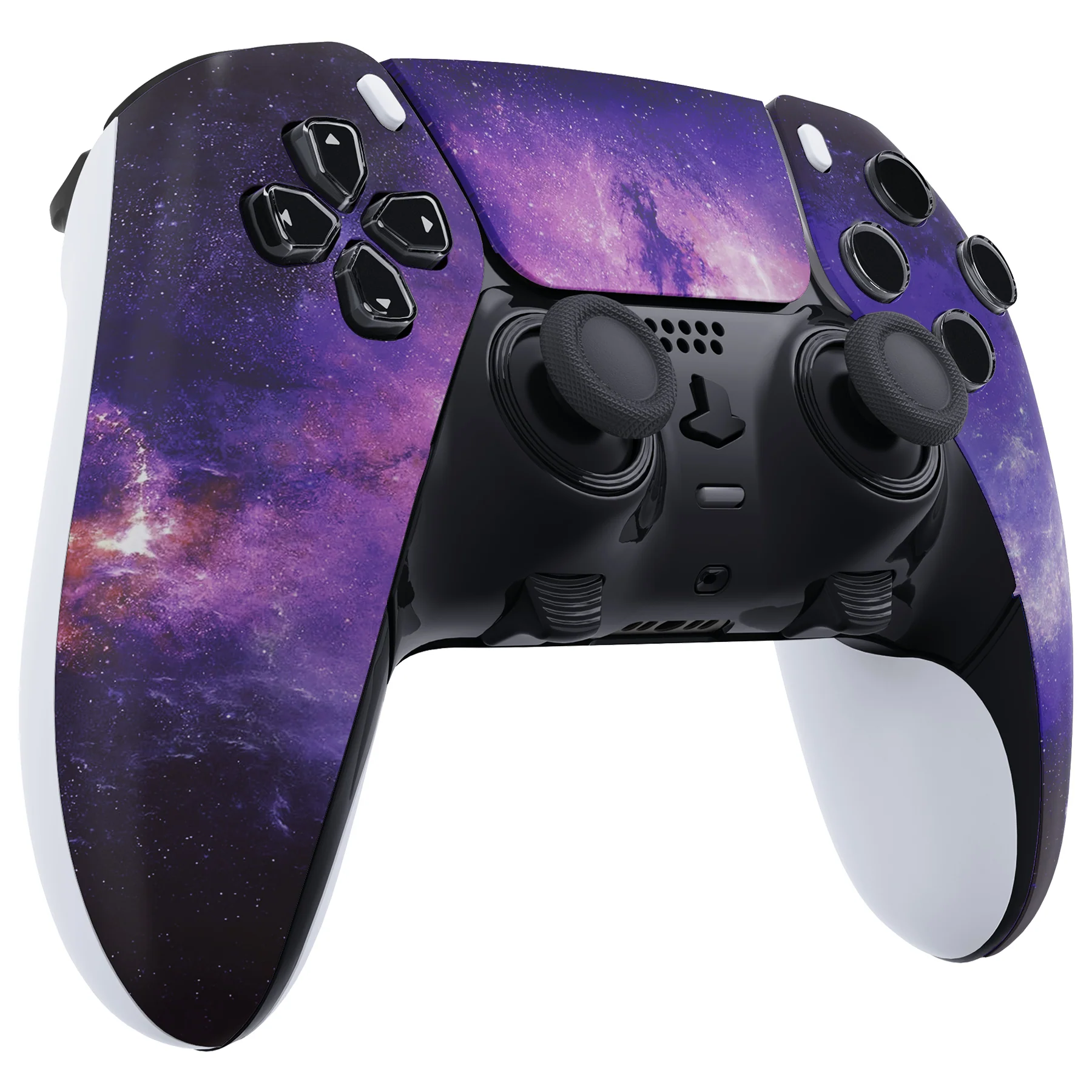 eXtremeRate Replacement Left Right Front Housing Shell with Touchpad Compatible with PS5 Edge Controller - Nebula Galaxy - Image 6
