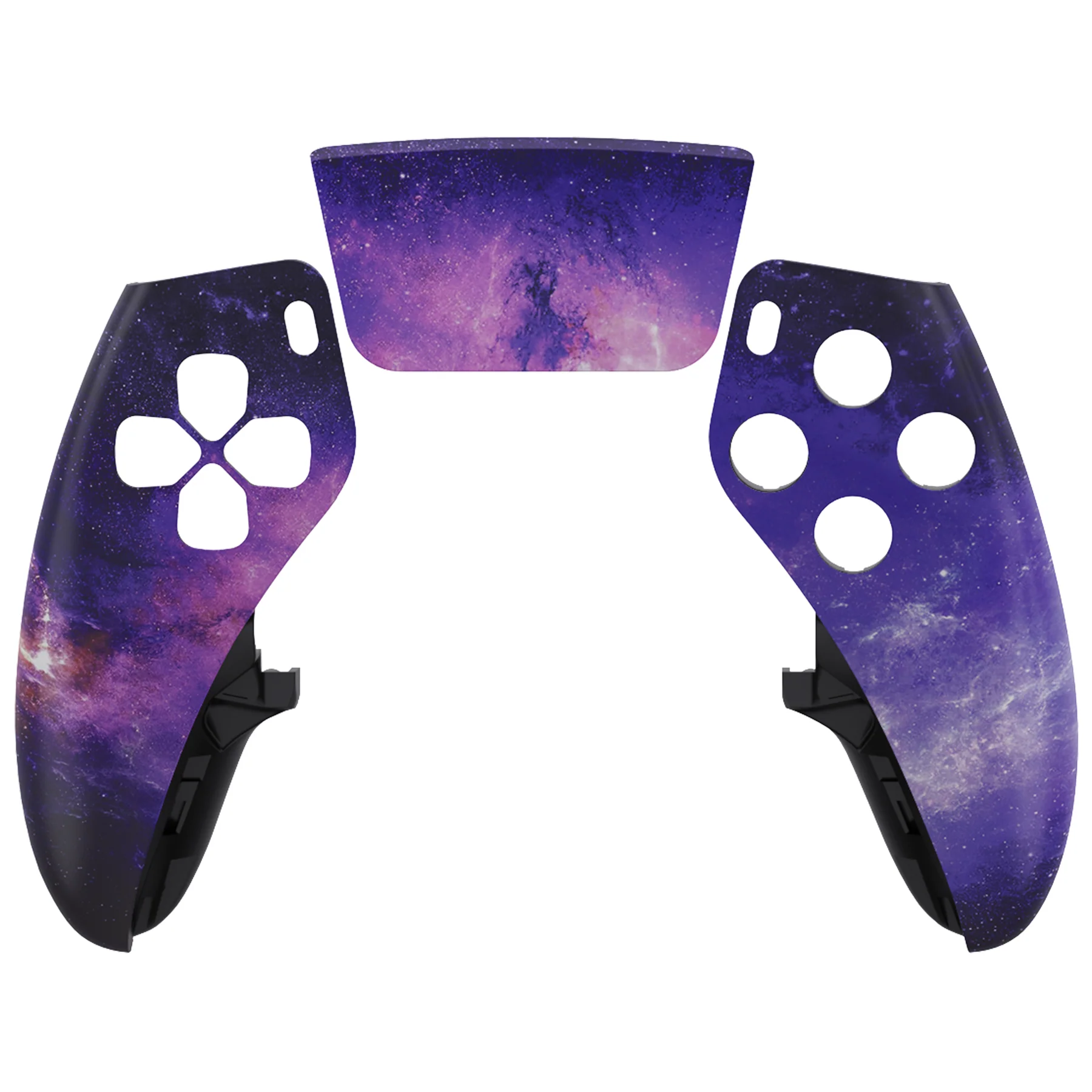eXtremeRate Replacement Left Right Front Housing Shell with Touchpad Compatible with PS5 Edge Controller - Nebula Galaxy - Image 7