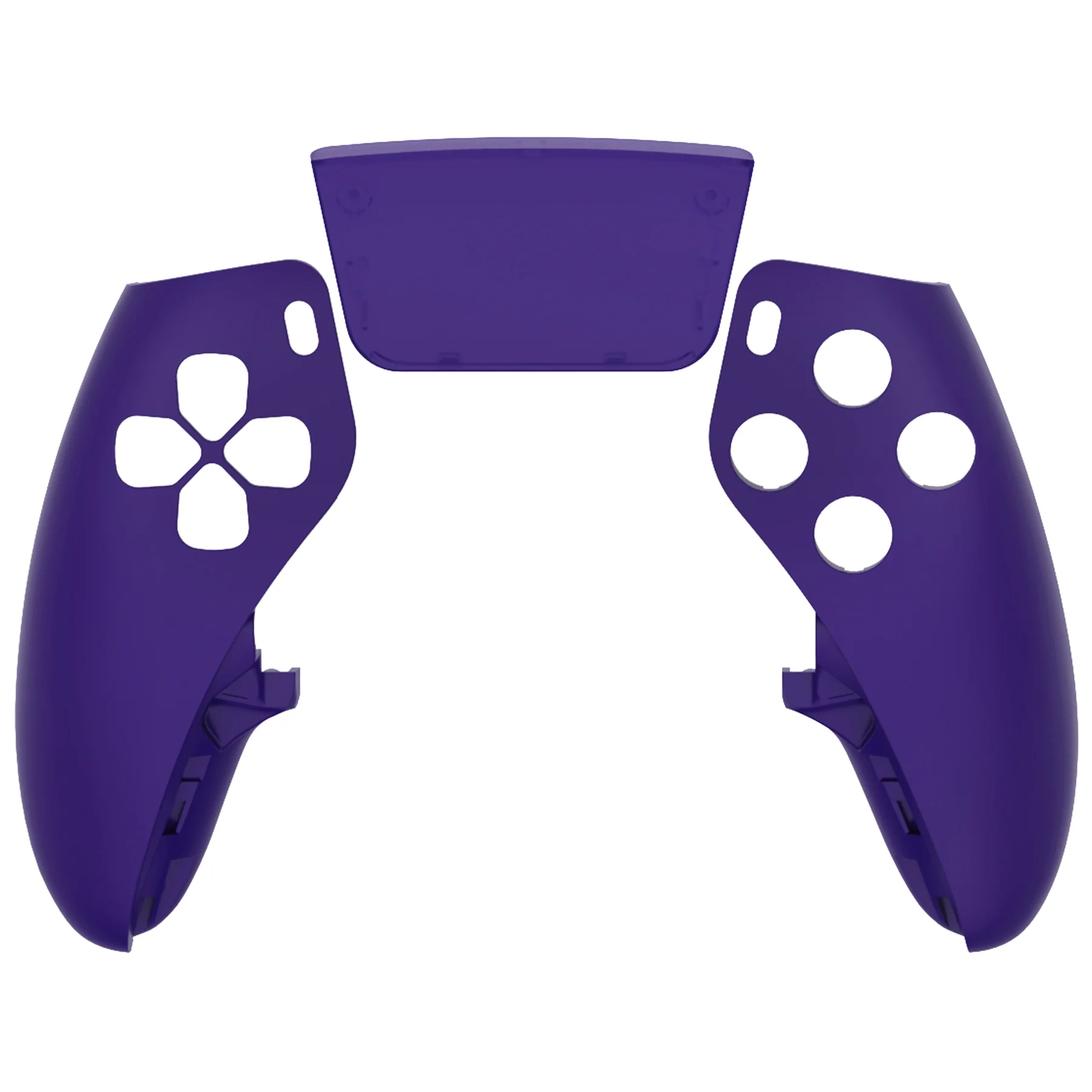 eXtremeRate Replacement Left Right Front Housing Shell with Touchpad Compatible with PS5 Edge Controller - Purple - Image 7