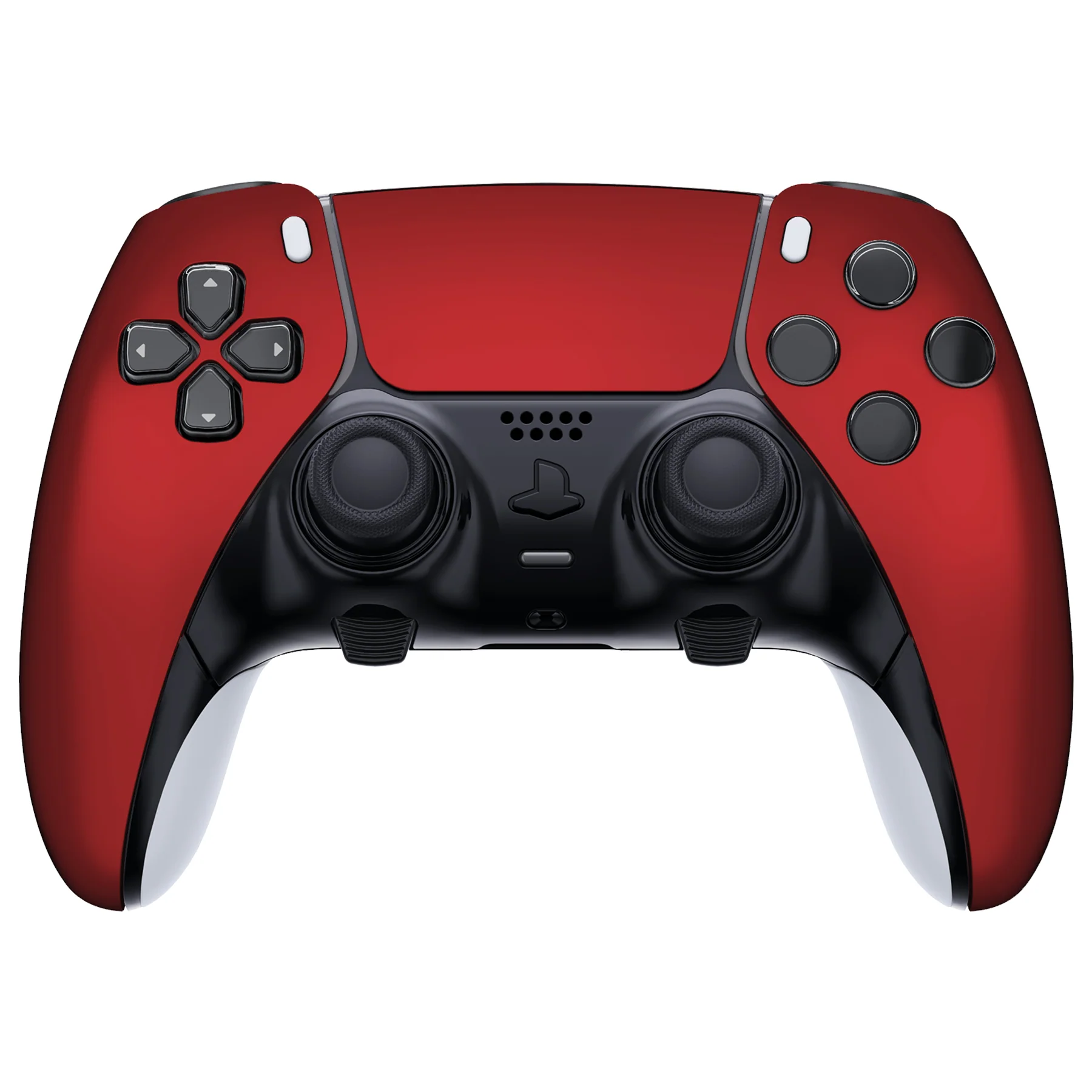 eXtremeRate Replacement Left Right Front Housing Shell with Touchpad Compatible with PS5 Edge Controller - Scarlet Red - Image 4