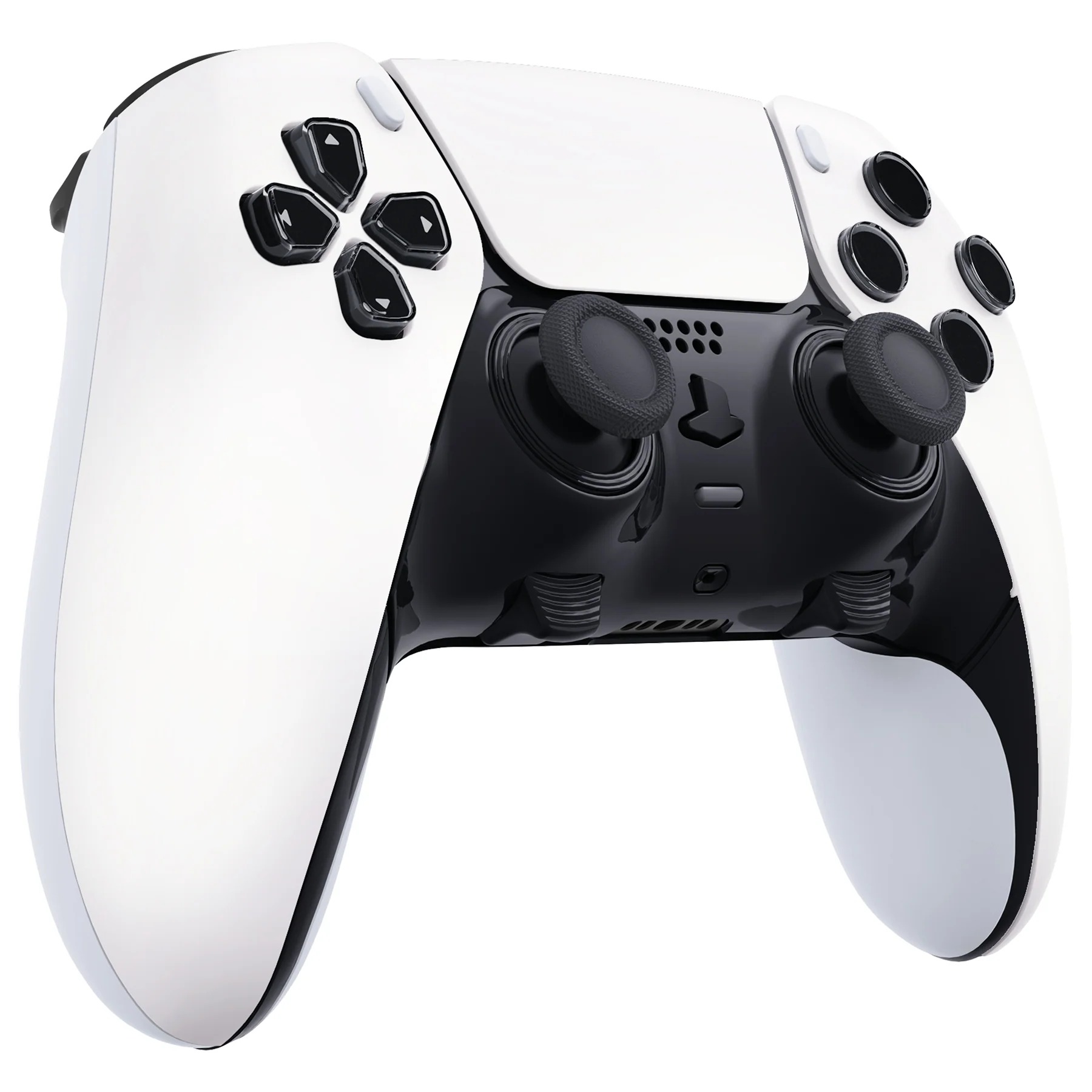 eXtremeRate Replacement Left Right Front Housing Shell with Touchpad Compatible with PS5 Edge Controller - White - Image 6