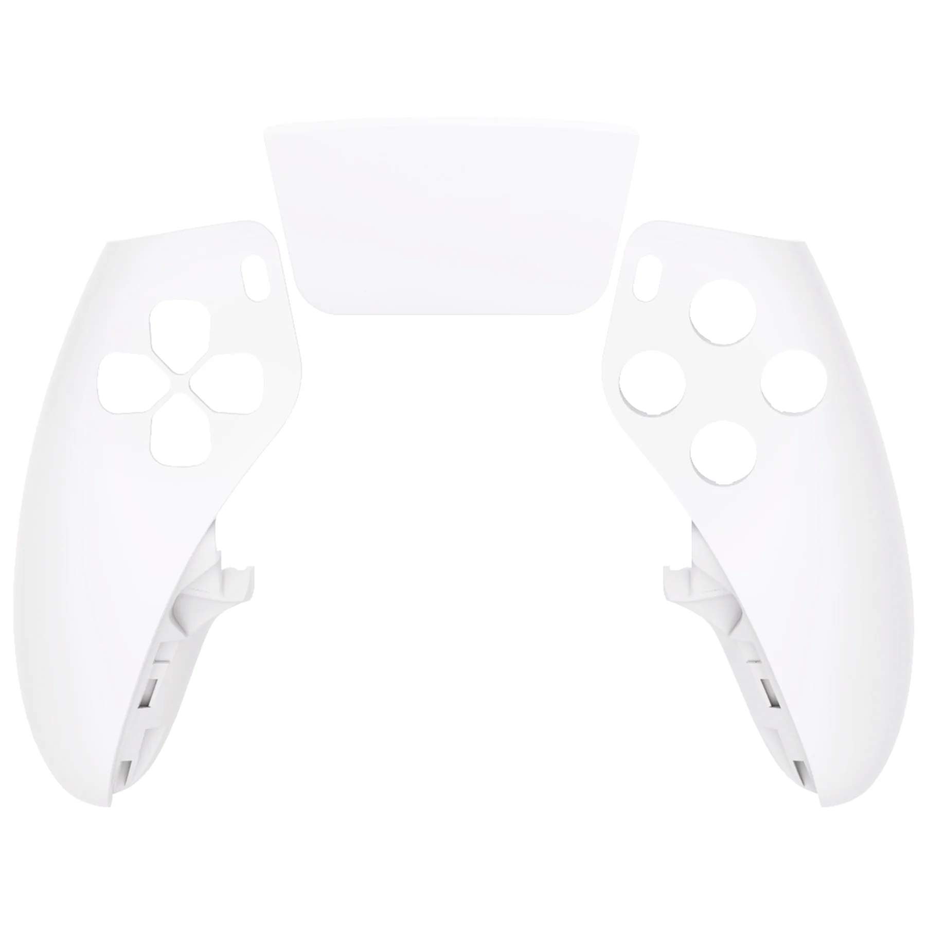 eXtremeRate Replacement Left Right Front Housing Shell with Touchpad Compatible with PS5 Edge Controller - White - Image 7