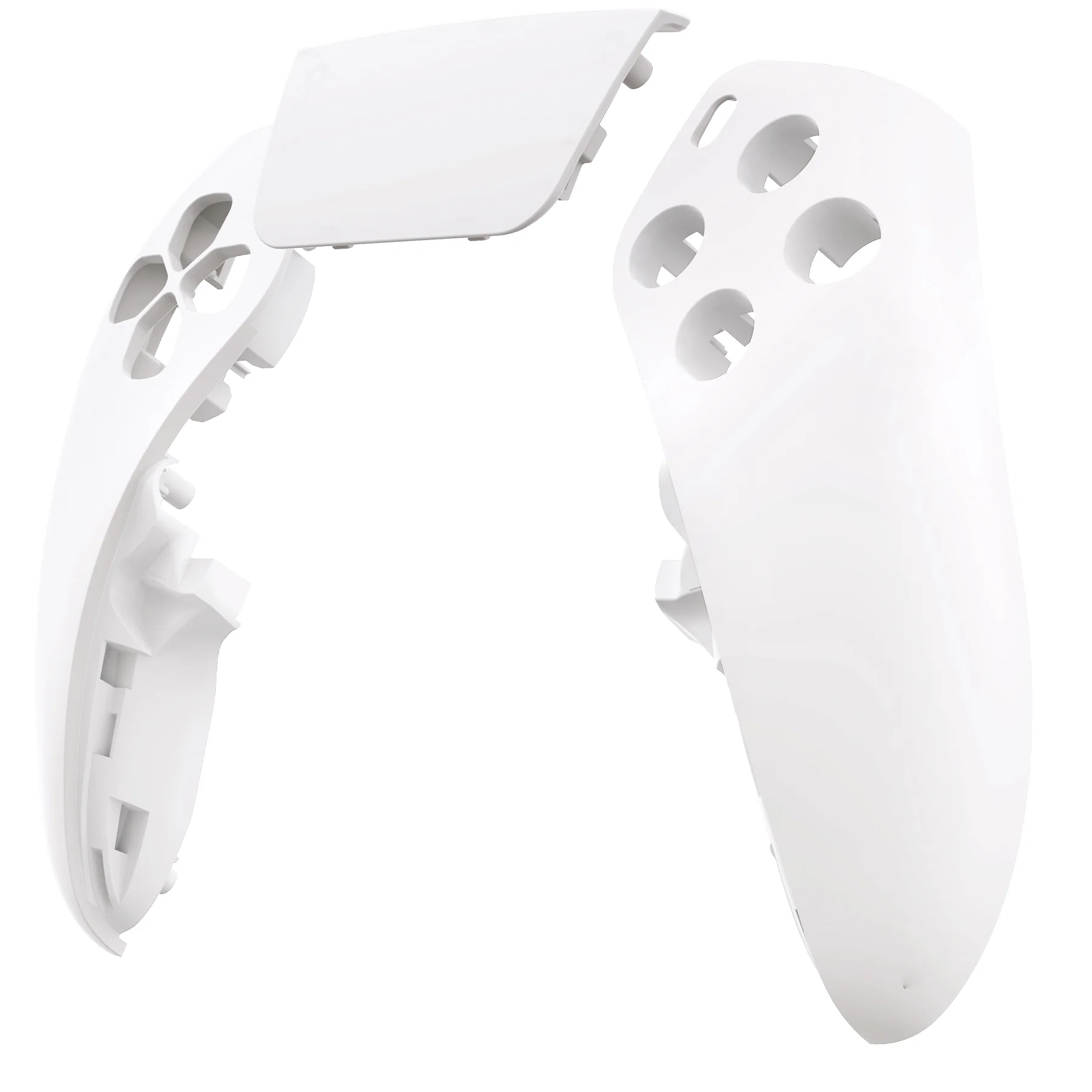 eXtremeRate Replacement Left Right Front Housing Shell with Touchpad Compatible with PS5 Edge Controller - White - Image 8