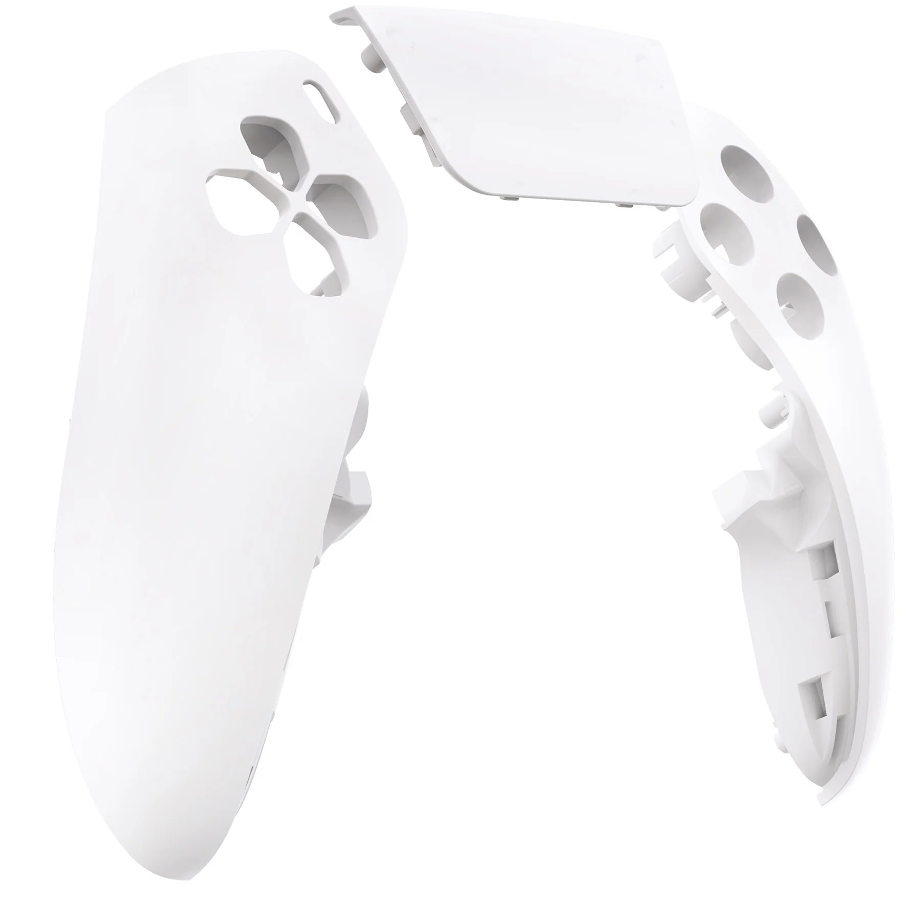 eXtremeRate Replacement Left Right Front Housing Shell with Touchpad Compatible with PS5 Edge Controller - White - Image 9