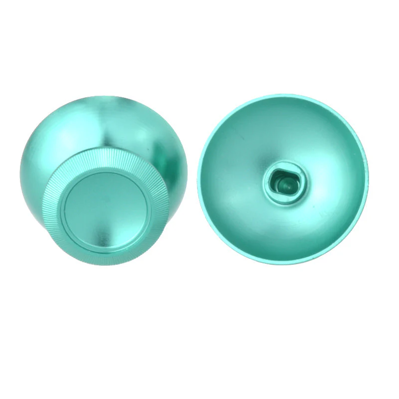 eXtremeRate Replacement Metal Thumbsticks Compatible with PS4 Controller - Green - Image 4