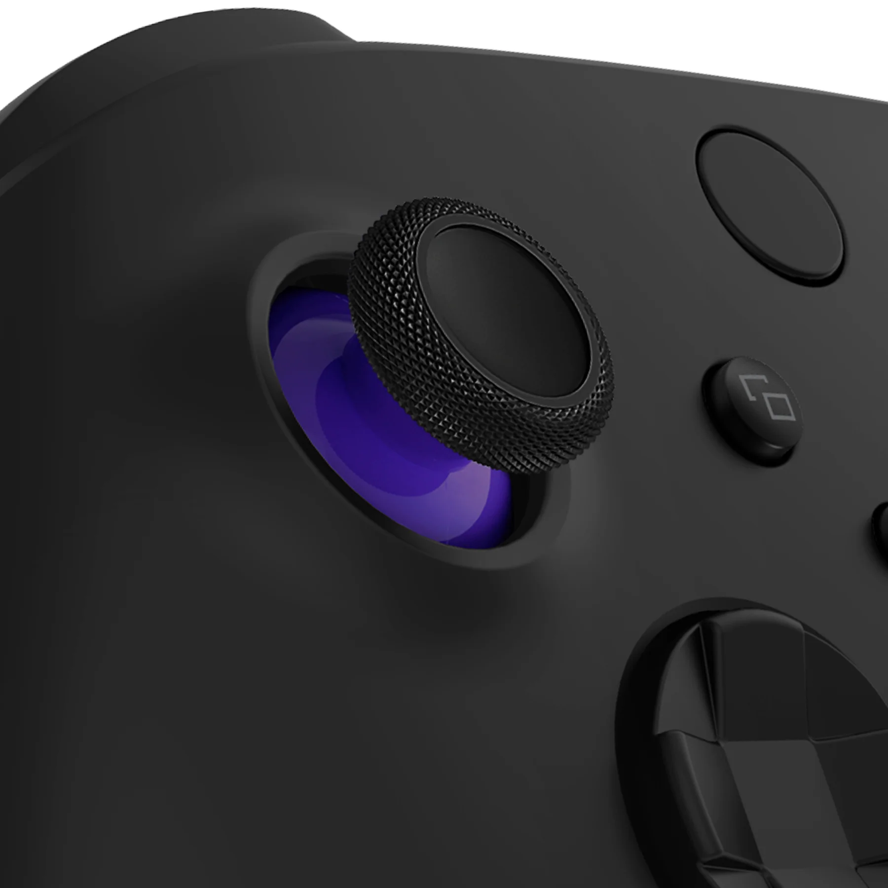 eXtremeRate Replacement Thumbsticks for Xbox Series X/S Controller & Xbox One X/S Controller & Xbox One Standard Controller & Xbox One Elite Controller - Purple & Black - Image 2