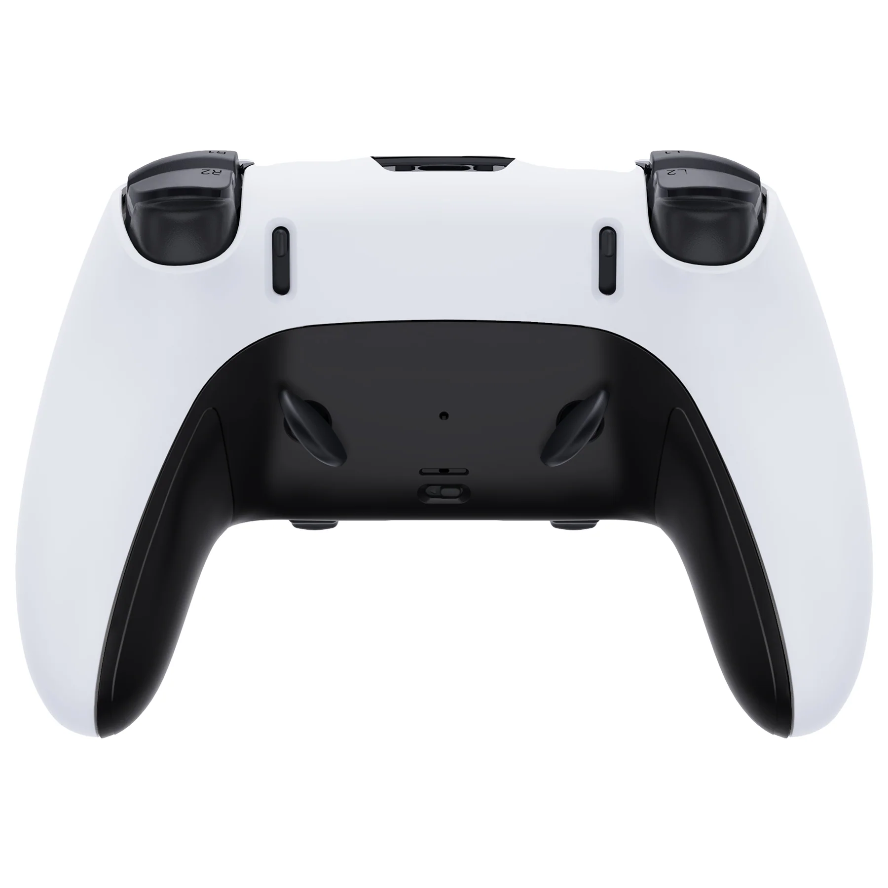 eXtremeRate Replacement Top Bottom Decorative Trim Shell Compatible with PS5 Edge Controller - Black - Image 6
