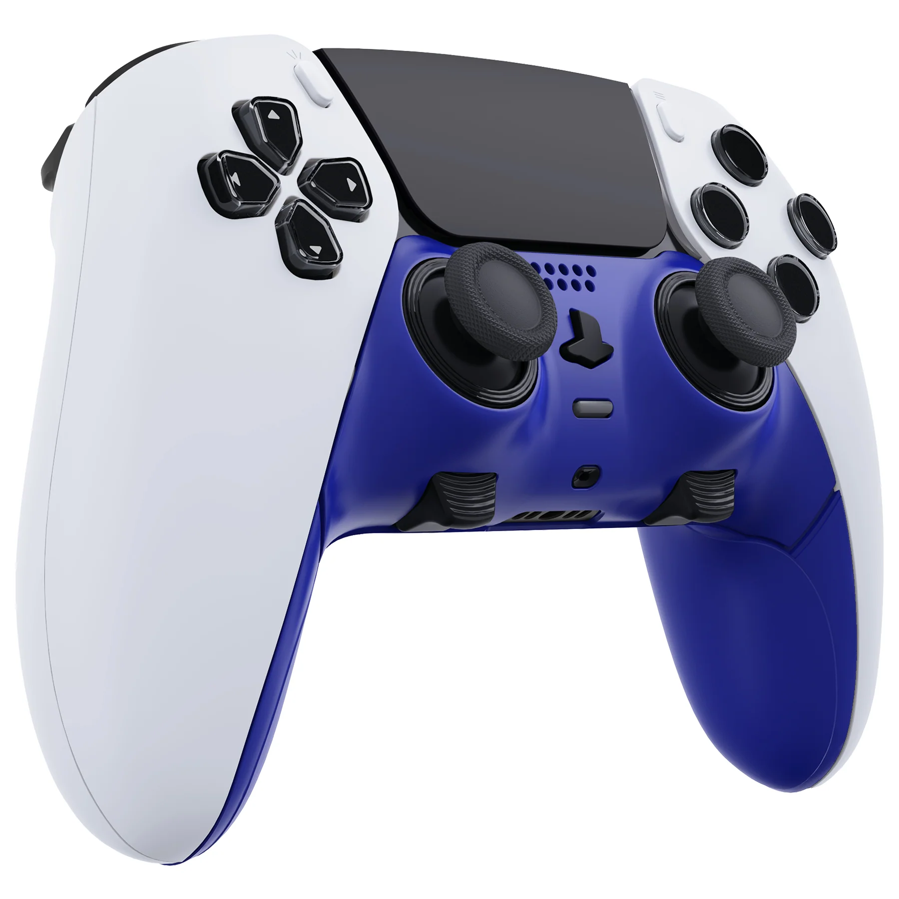 eXtremeRate Replacement Top Bottom Decorative Trim Shell Compatible with PS5 Edge Controller - Dream Blue - Image 3