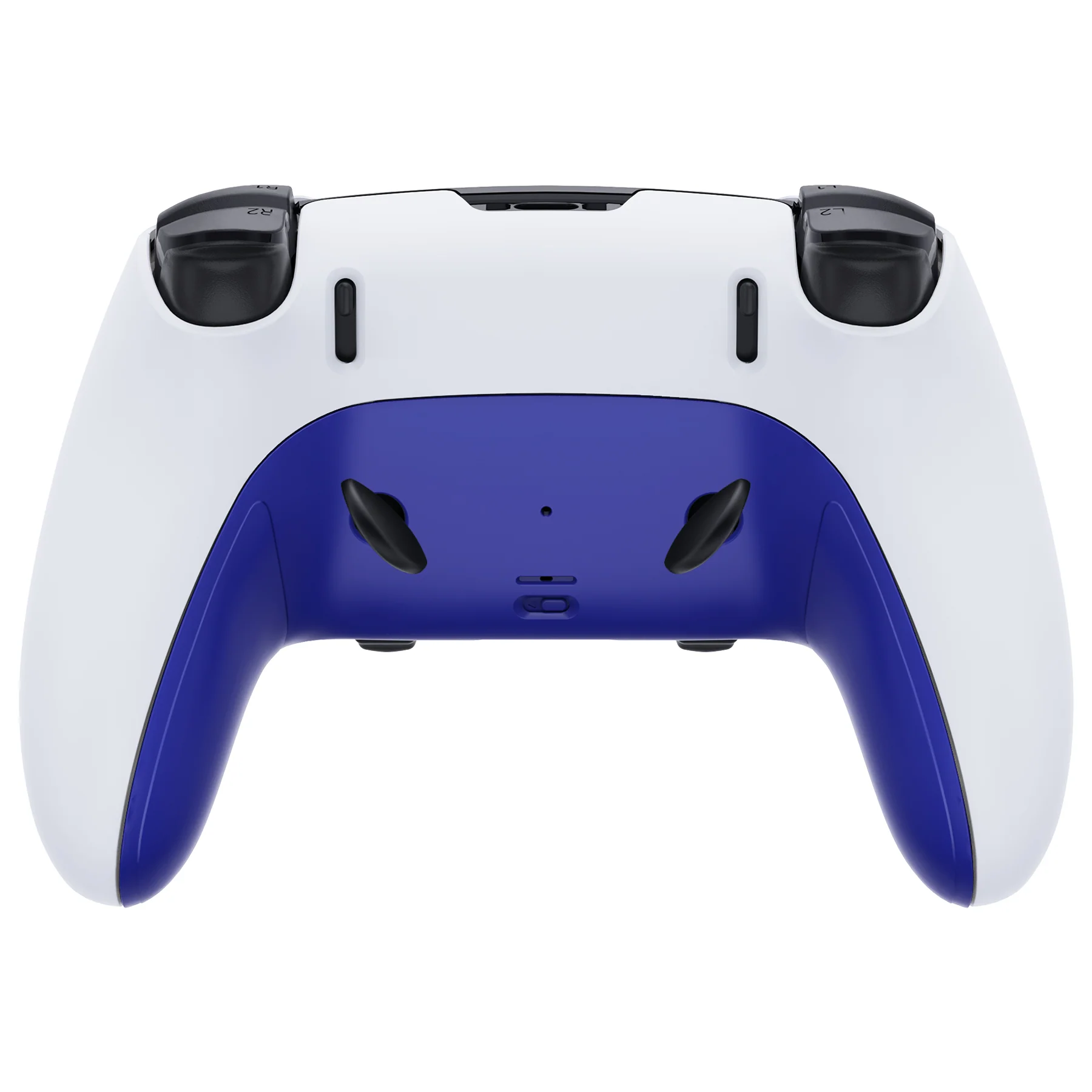 eXtremeRate Replacement Top Bottom Decorative Trim Shell Compatible with PS5 Edge Controller - Dream Blue - Image 5
