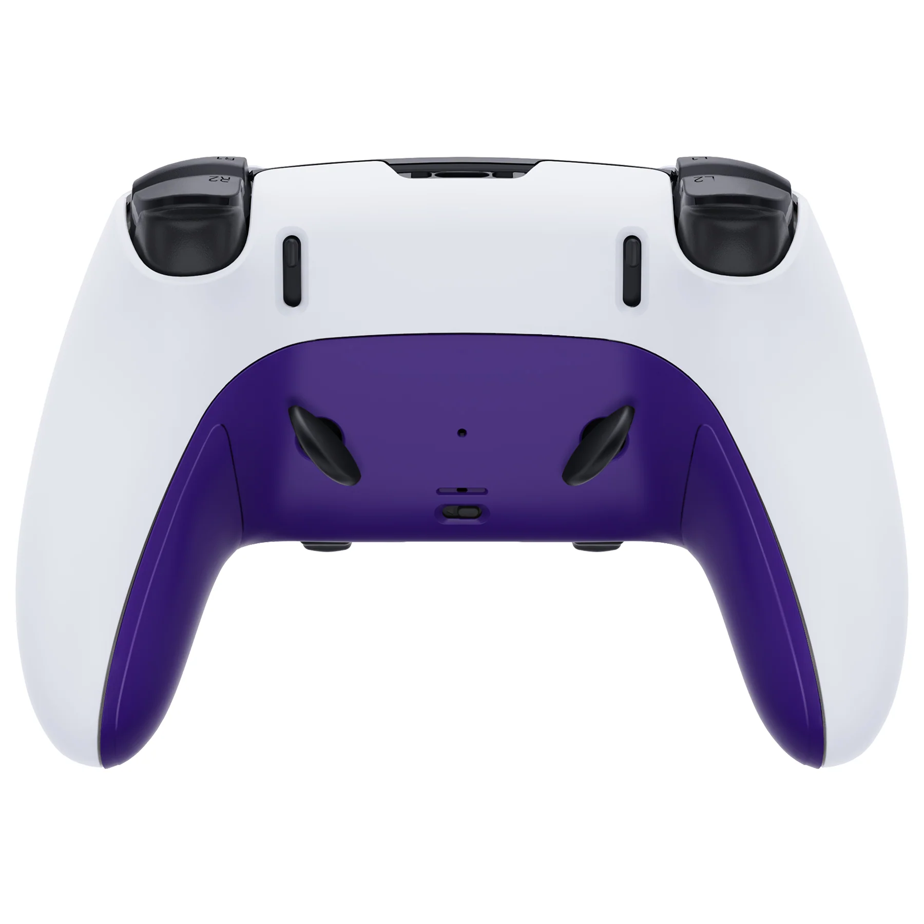 eXtremeRate Replacement Top Bottom Decorative Trim Shell Compatible with PS5 Edge Controller - Purple - Image 5