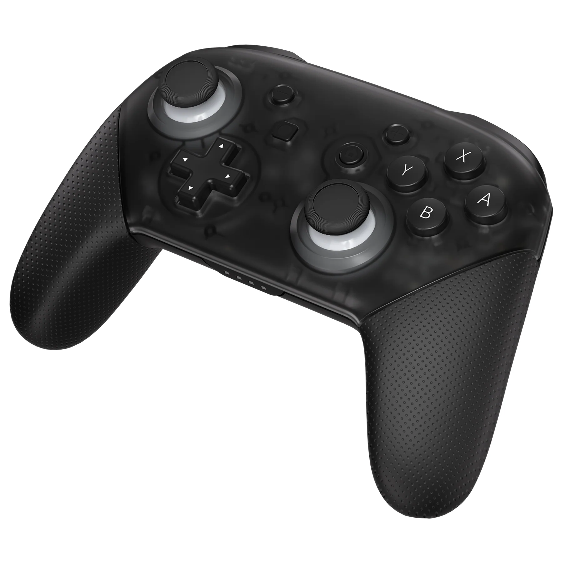 eXtremeRate Replacement Dual-color 3D Joystick Thumbsticks for Nintendo Switch Pro Controller - Robot White & Black - Image 4
