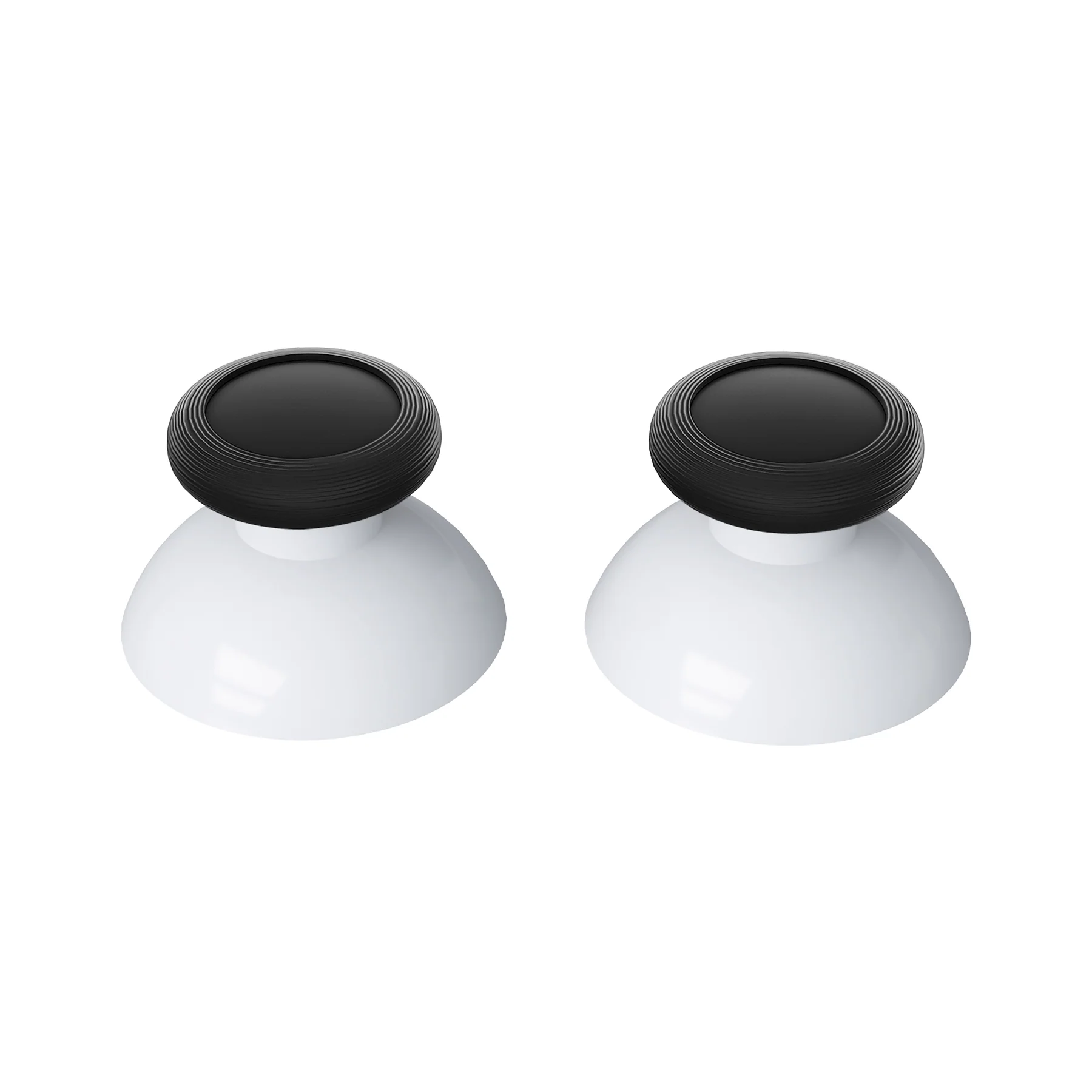 eXtremeRate Replacement Dual-color 3D Joystick Thumbsticks for Nintendo Switch Pro Controller - Robot White & Black - Image 5