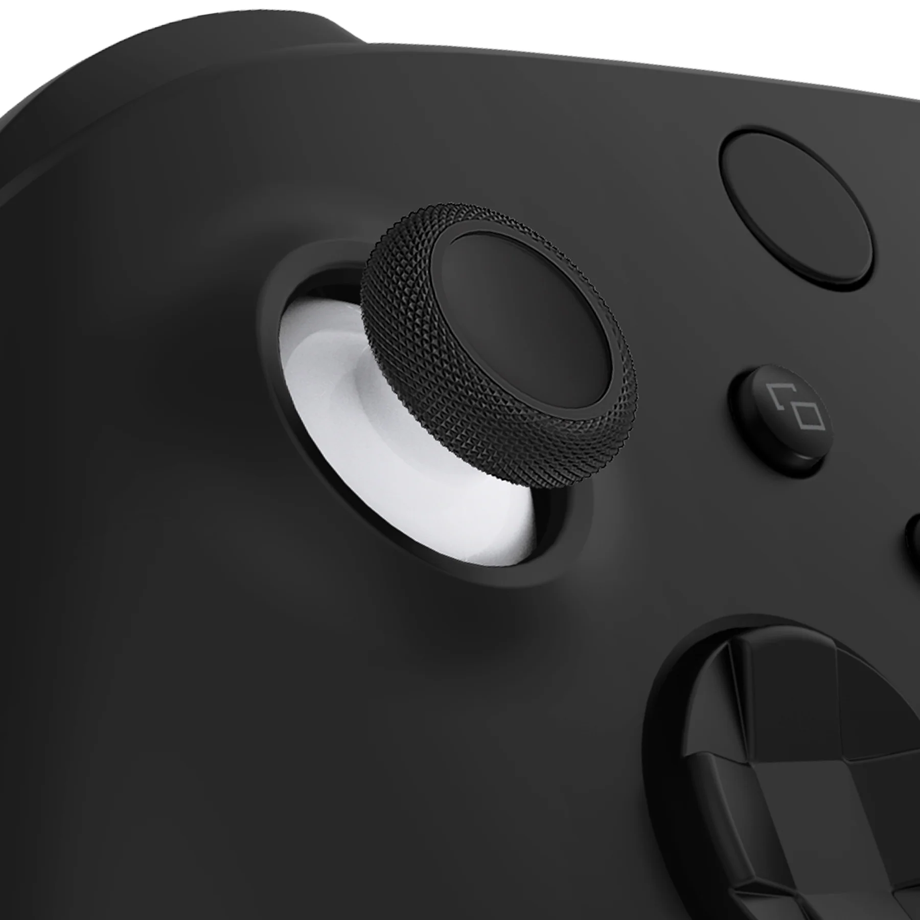 eXtremeRate Replacement Thumbsticks for Xbox Series X/S Controller & Xbox One X/S Controller & Xbox One Standard Controller & Xbox One Elite Controller - Robot White & Black - Image 2