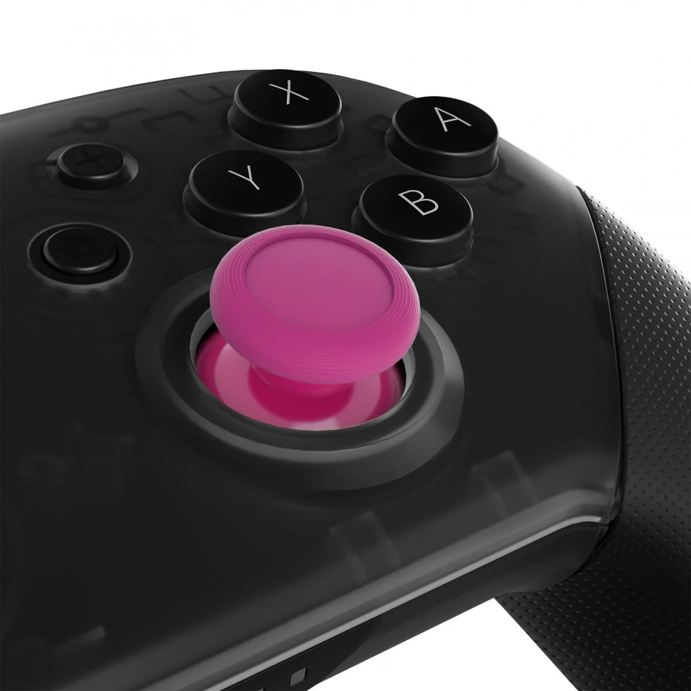 eXtremeRate Replacement 3D Joystick Thumbsticks for Nintendo Switch Pro Controller - Rose Red - Image 4