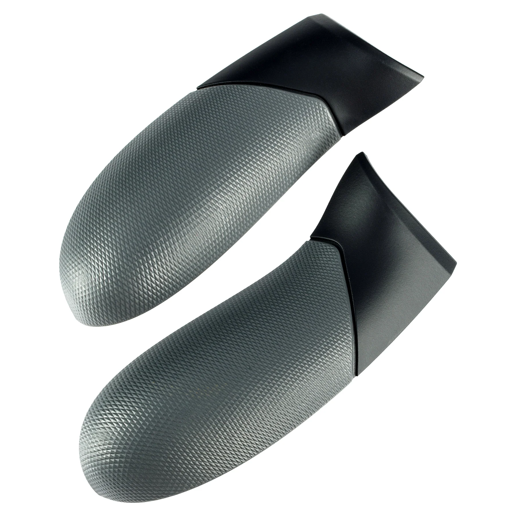 eXtremeRate Replacement Rubberized Rear Handle Grips Back Panels for Xbox One Elite Controller (Model 1698) - Gray - Image 6