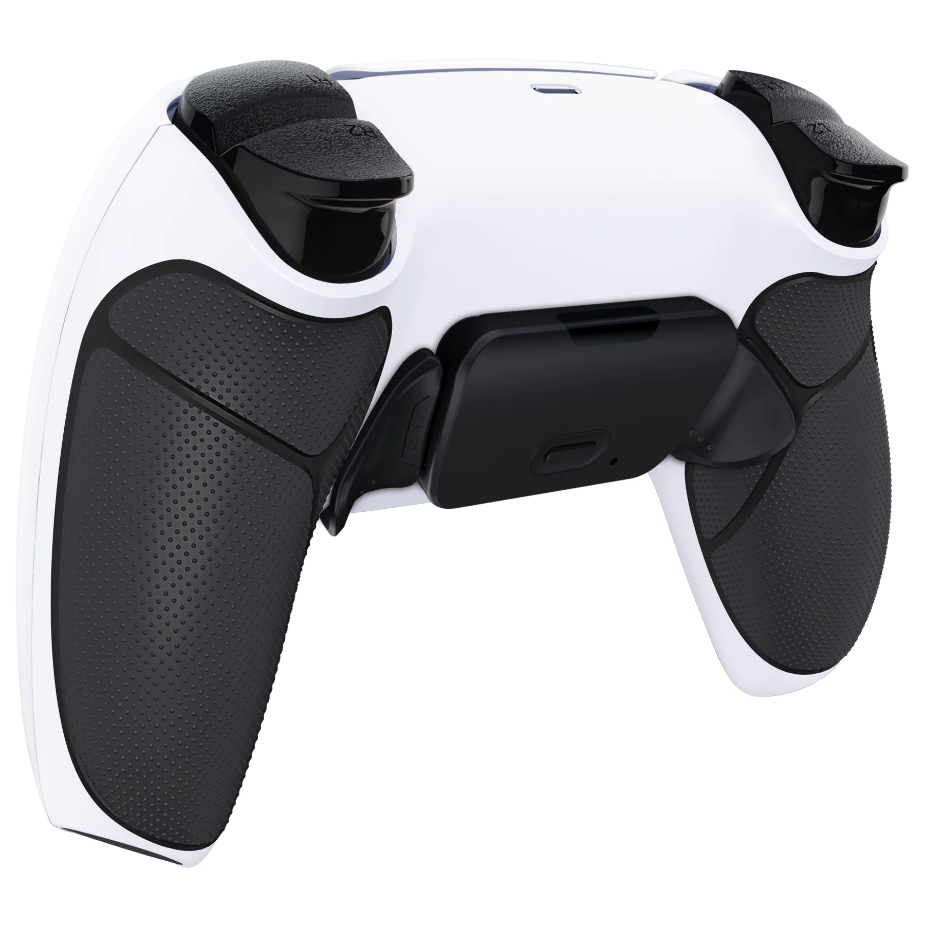 eXtremeRate Remappable Rise 2.0 Remap Kit for PS5 Controller BDM-010 & BDM-020 - Rubberized Black Grip with Black Back Paddles - Image 8