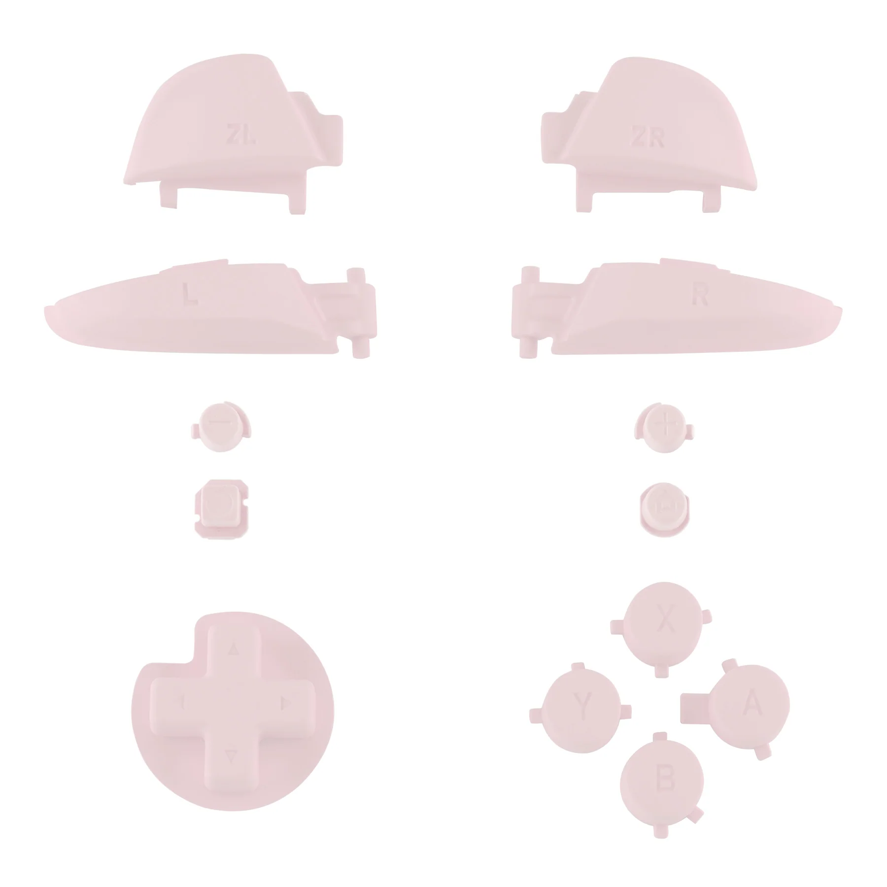 eXtremeRate DIY Replacement Full Set Buttons for Nintendo Switch Pro Controller - Cherry Blossoms Pink - Image 2
