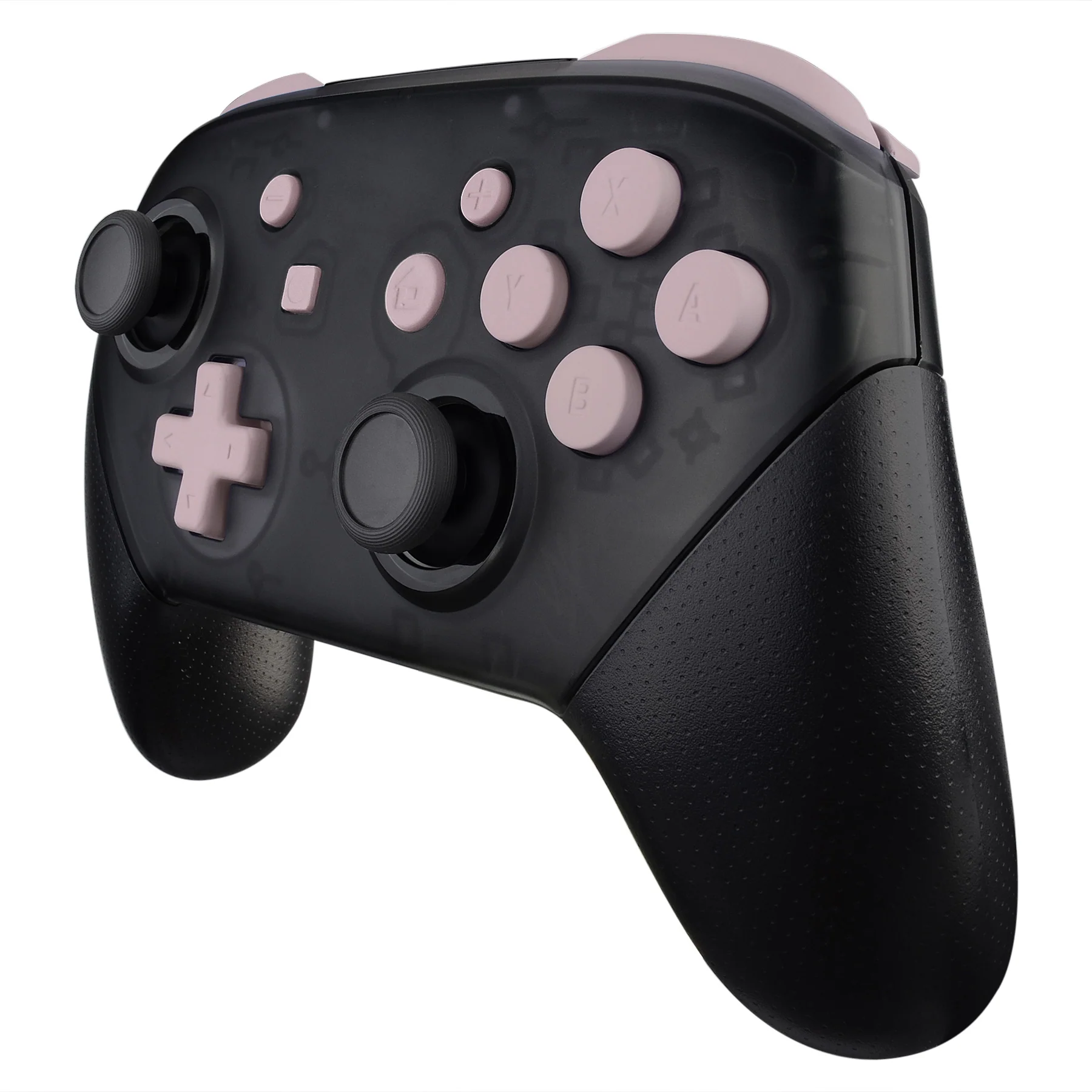 eXtremeRate DIY Replacement Full Set Buttons for Nintendo Switch Pro Controller - Cherry Blossoms Pink - Image 4