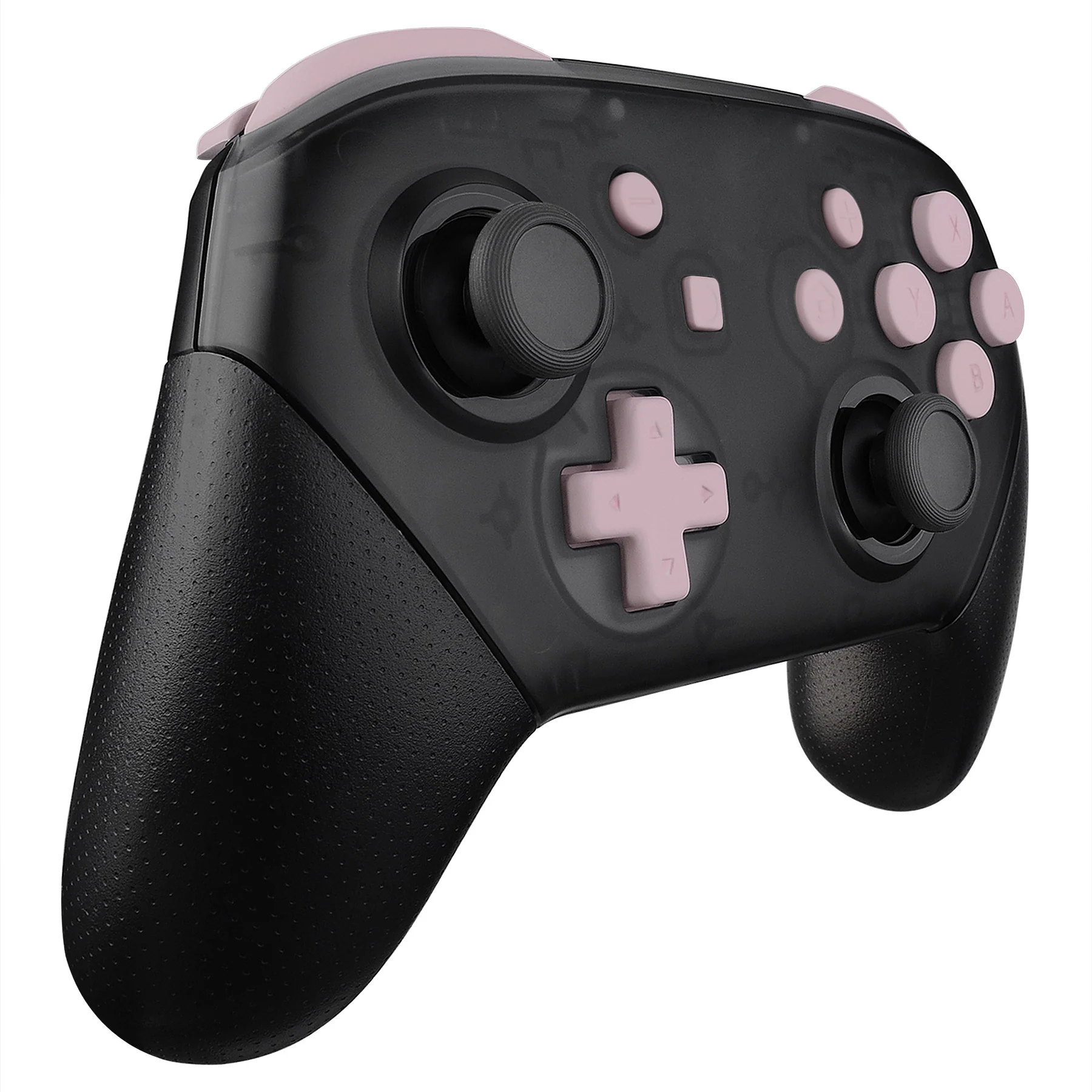 eXtremeRate DIY Replacement Full Set Buttons for Nintendo Switch Pro Controller - Cherry Blossoms Pink - Image 5