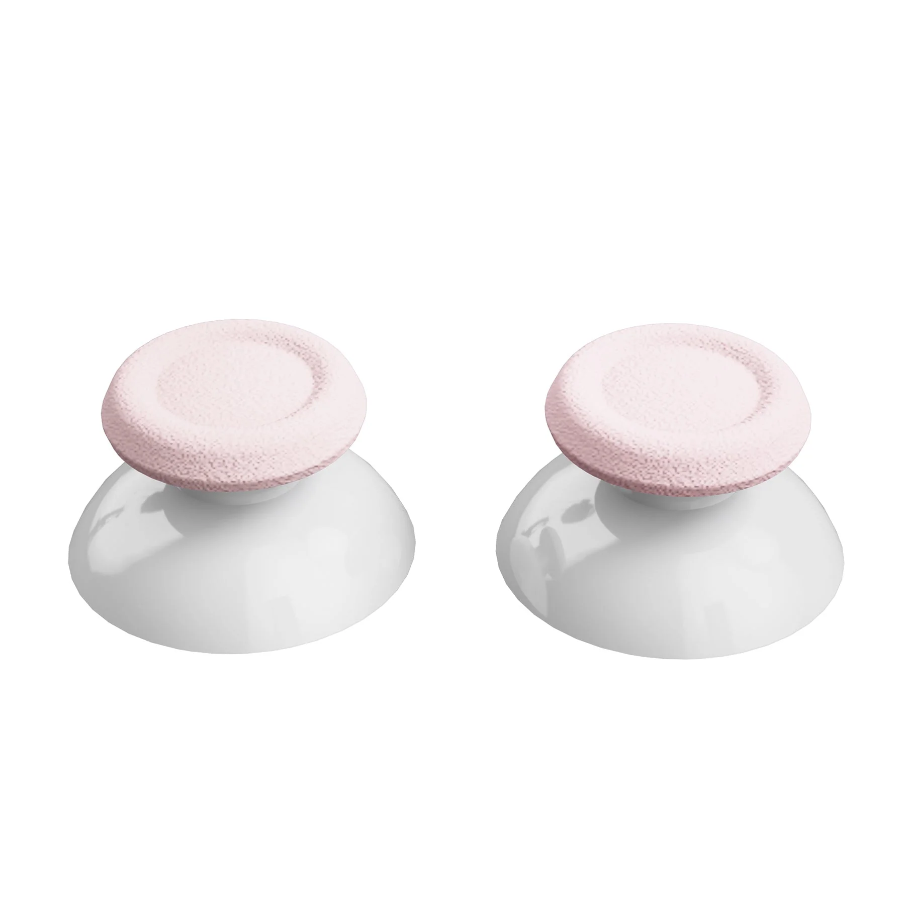 eXtremeRate Dual-Color Replacement 3D Joystick Thumbsticks Compatible with PS4 Slim Pro Controller - Cherry Blossoms Pink & White - Image 6