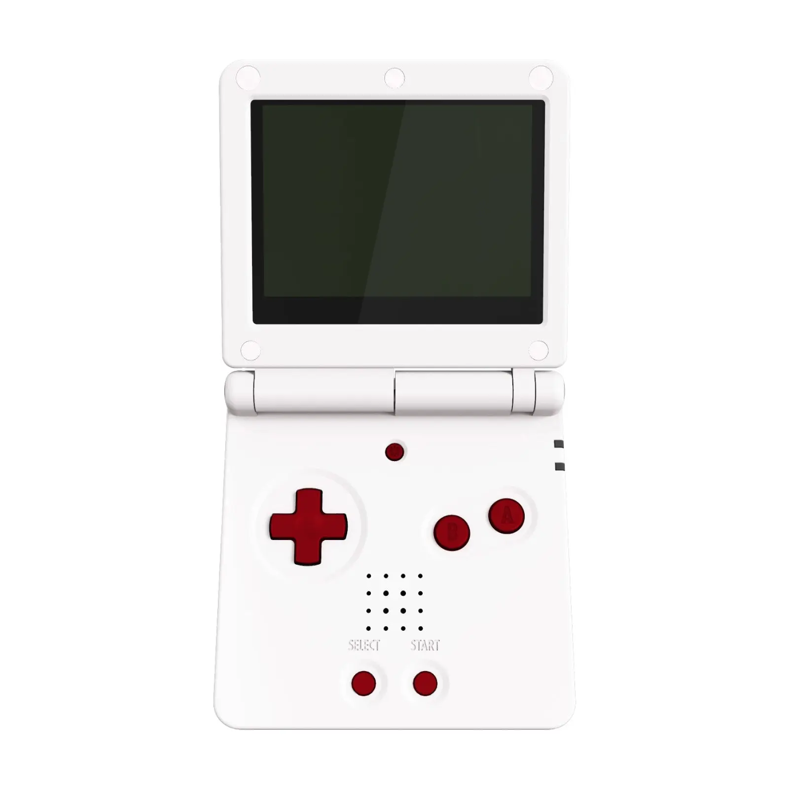 eXtremeRate Custom Replacement Full Set Buttons for Gameboy Advance SP GBA SP Console - Scarlet Red - Image 5