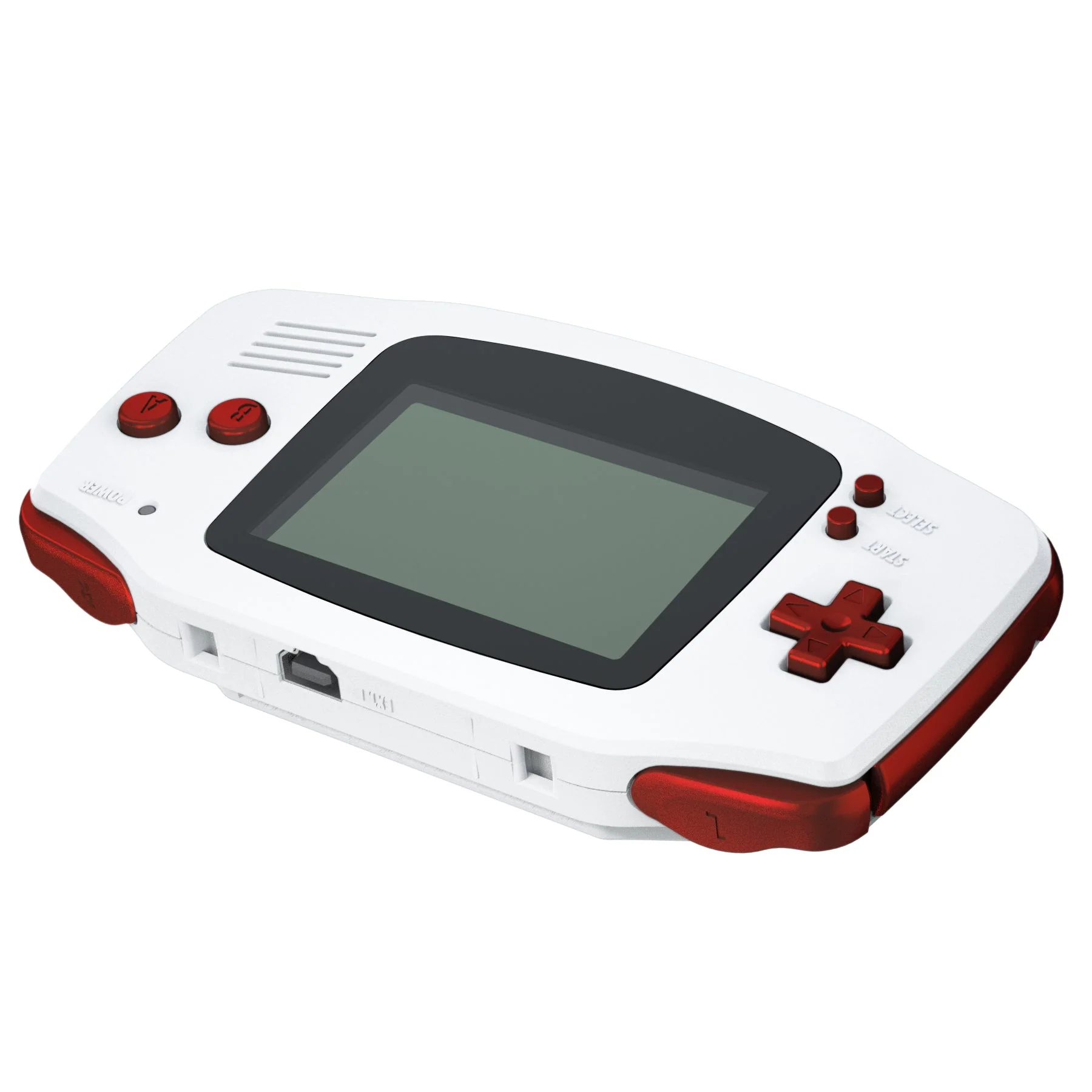 eXtremeRate GBA Replacement Full Set Buttons for Gameboy Advance - Scarlet Red - Image 5
