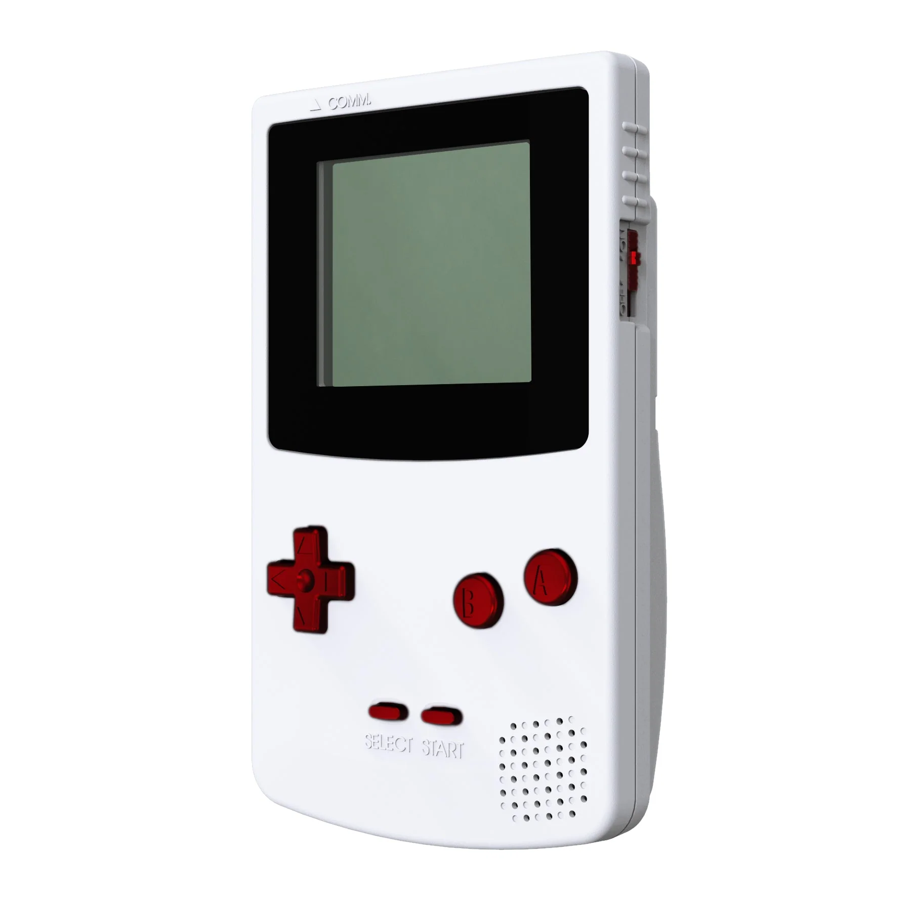 eXtremeRate Replacement Full Set Buttons for Gameboy Color GBC - Scarlet Red - Image 3